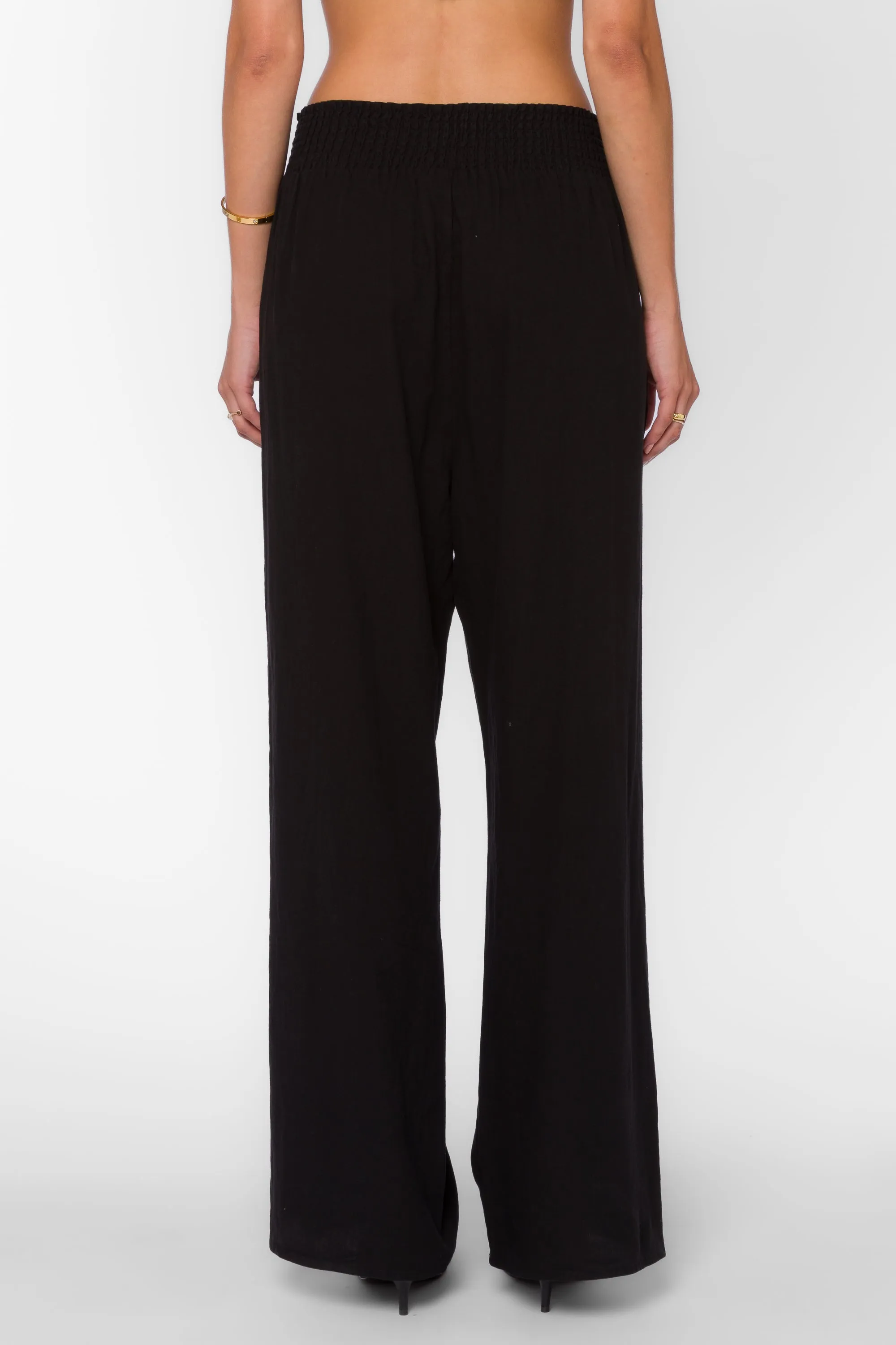 Morelia Black Linen Pants sold by Velvet Heart product image thumbnail 4