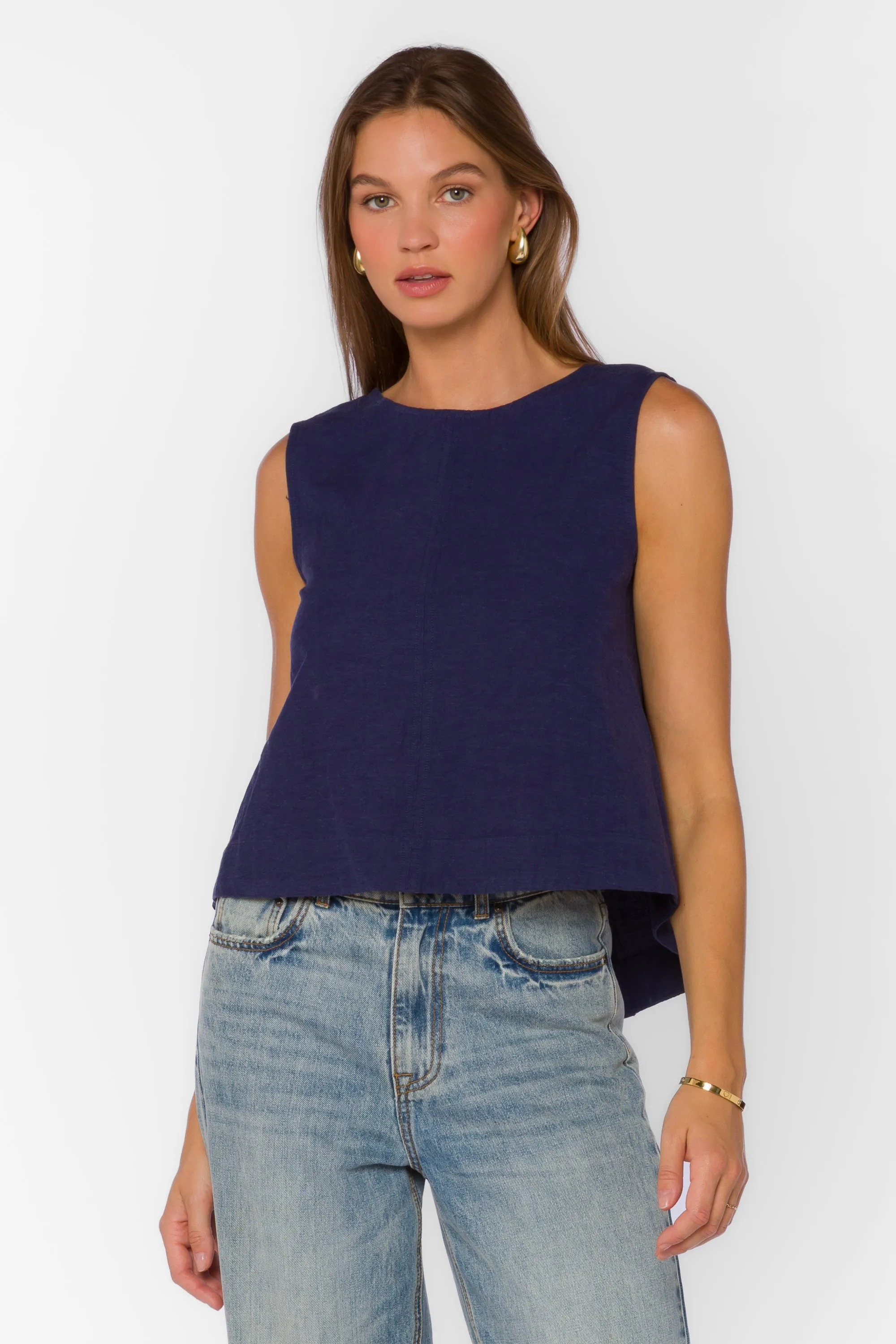 Bora Blue Tank sold by Velvet Heart product image thumbnail 4