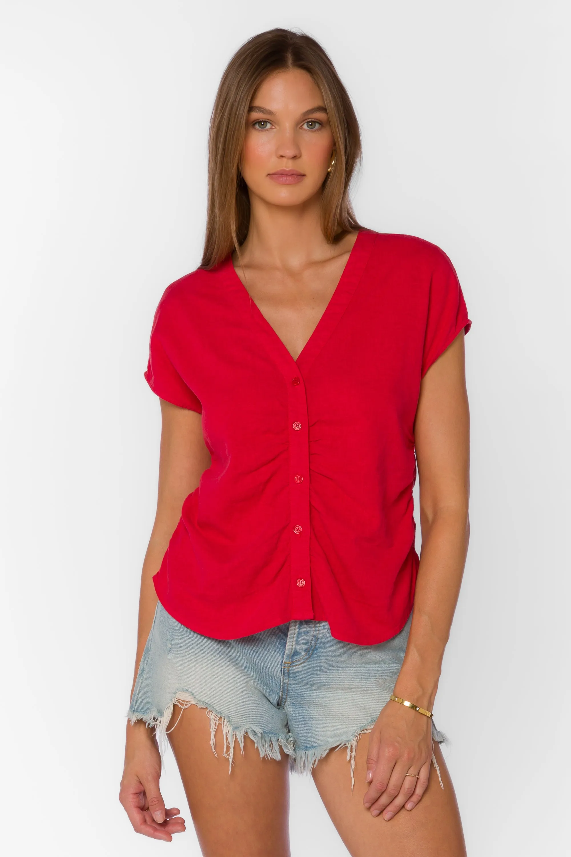 Alena Saucy Red Top sold by Velvet Heart product image thumbnail 3