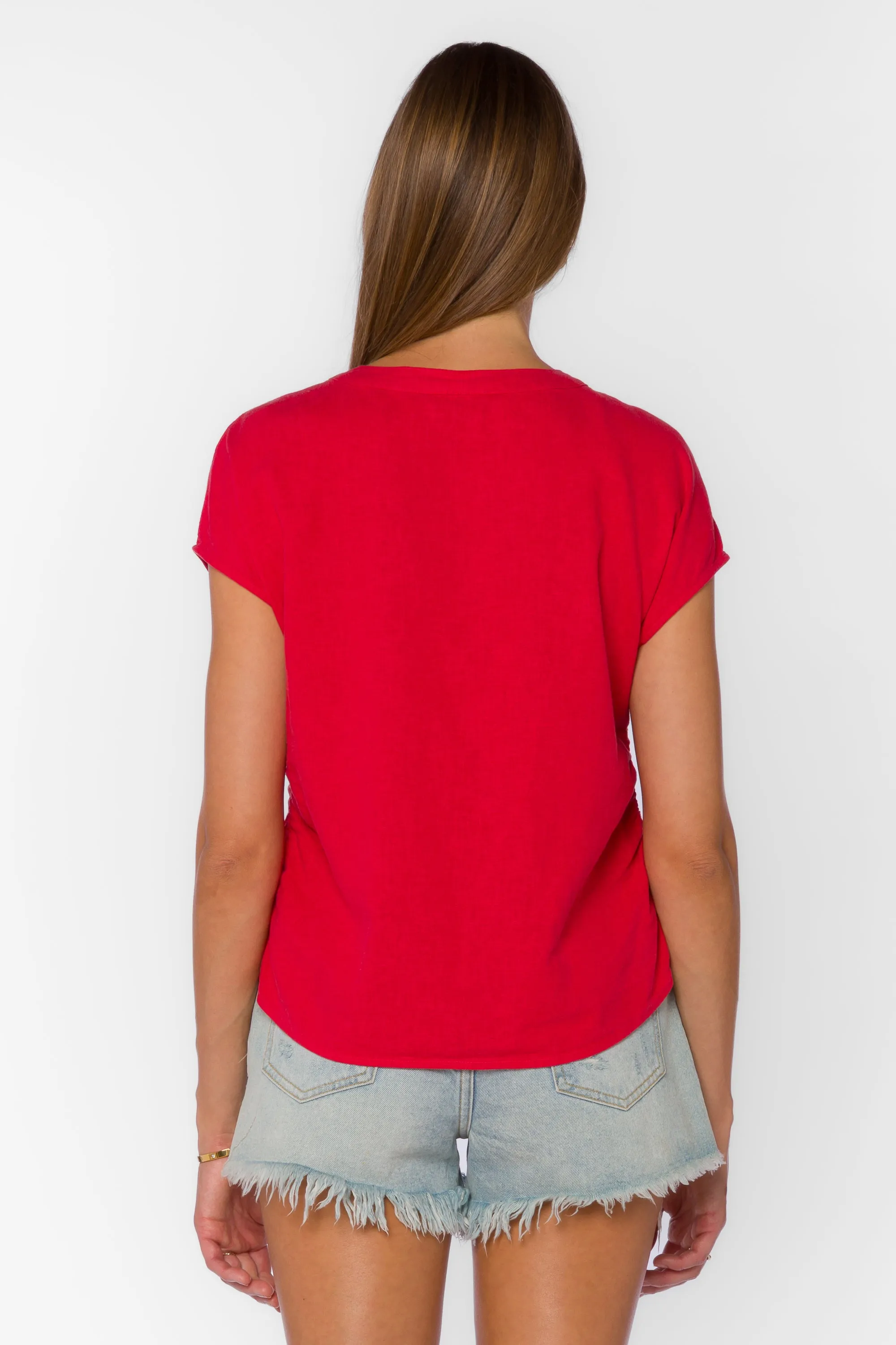 Alena Saucy Red Top sold by Velvet Heart product image thumbnail 4