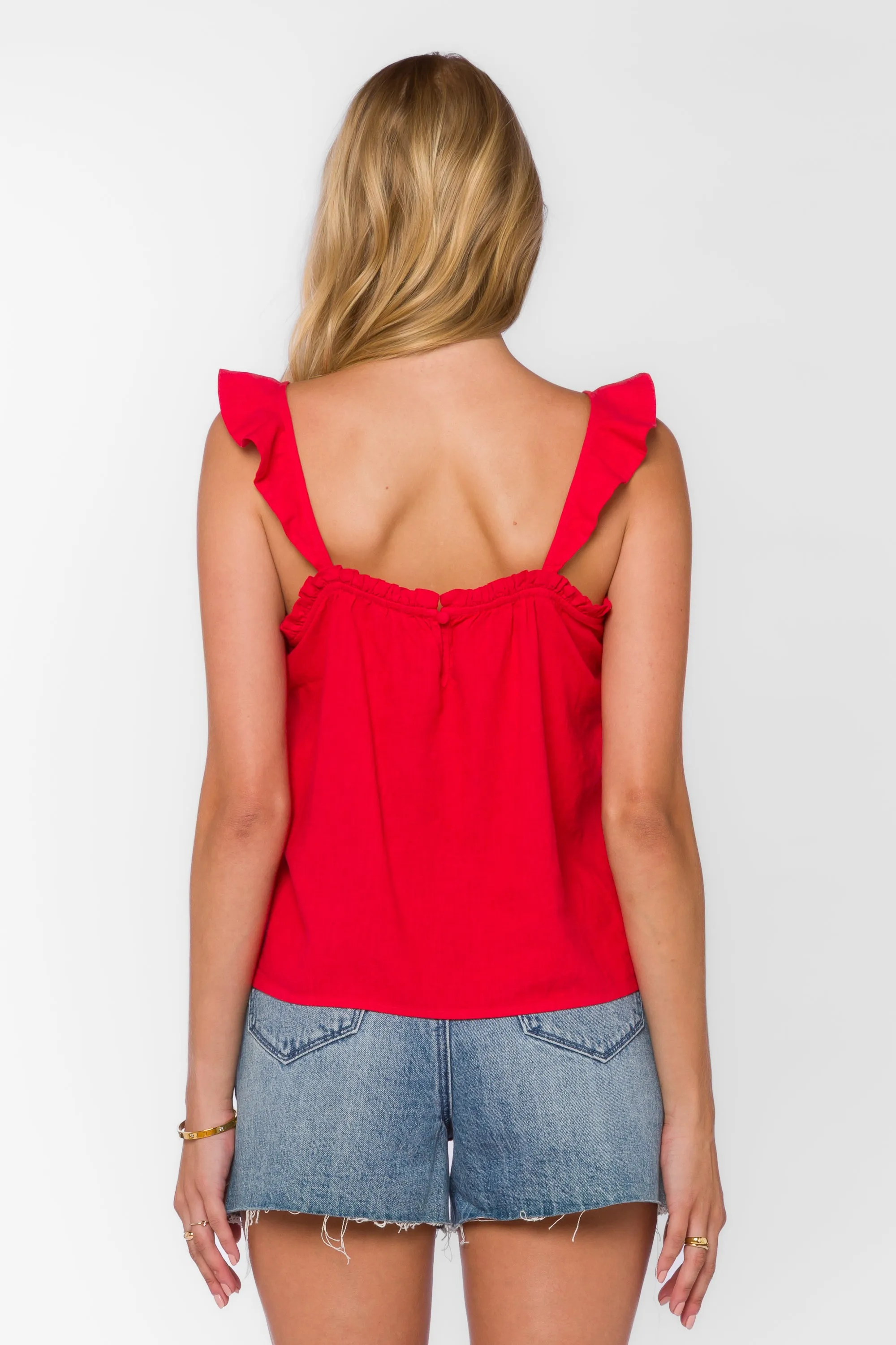 Carolyn Saucy Red Cami sold by Velvet Heart product image thumbnail 3