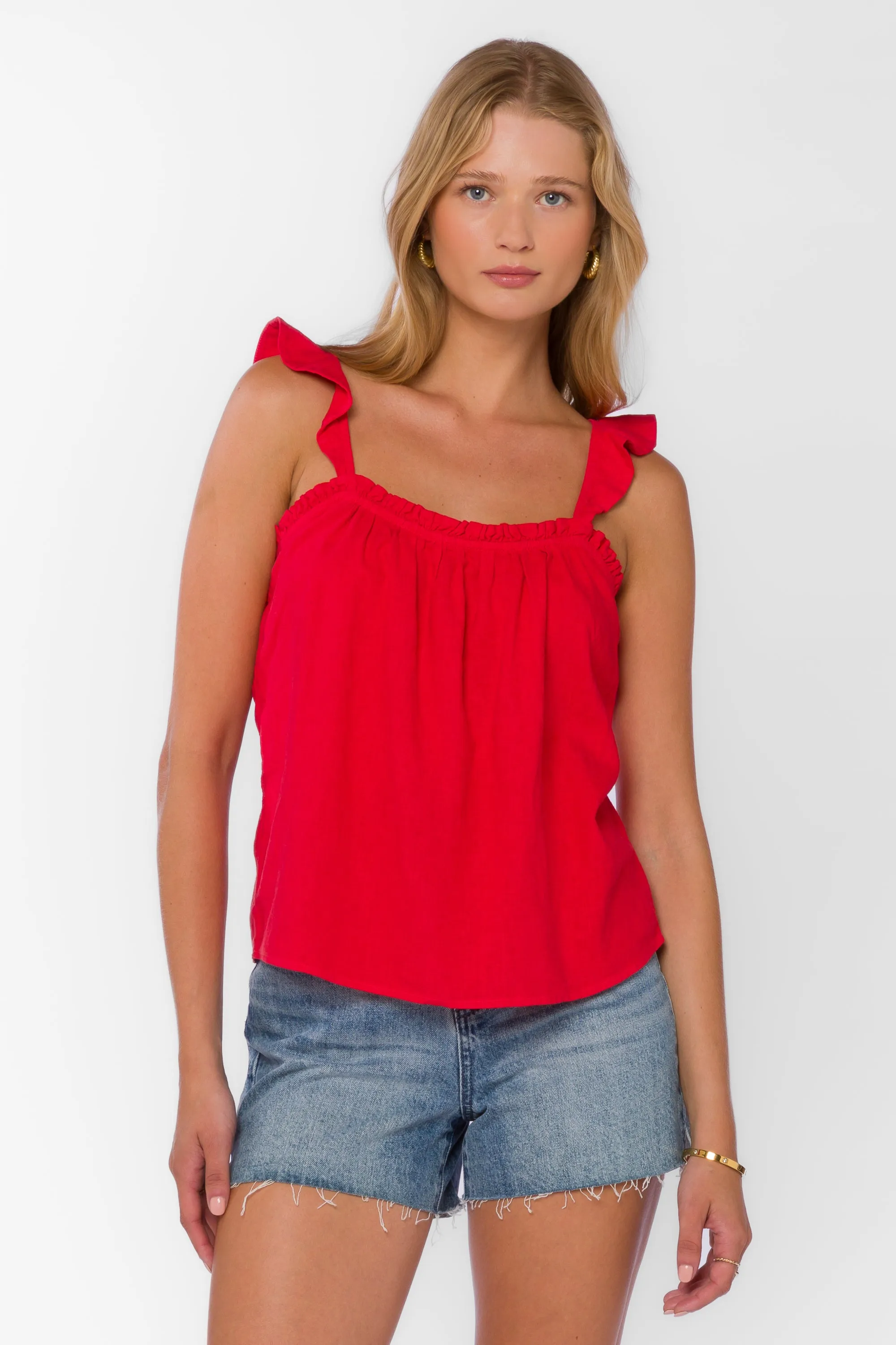 Carolyn Saucy Red Cami sold by Velvet Heart product image thumbnail 2