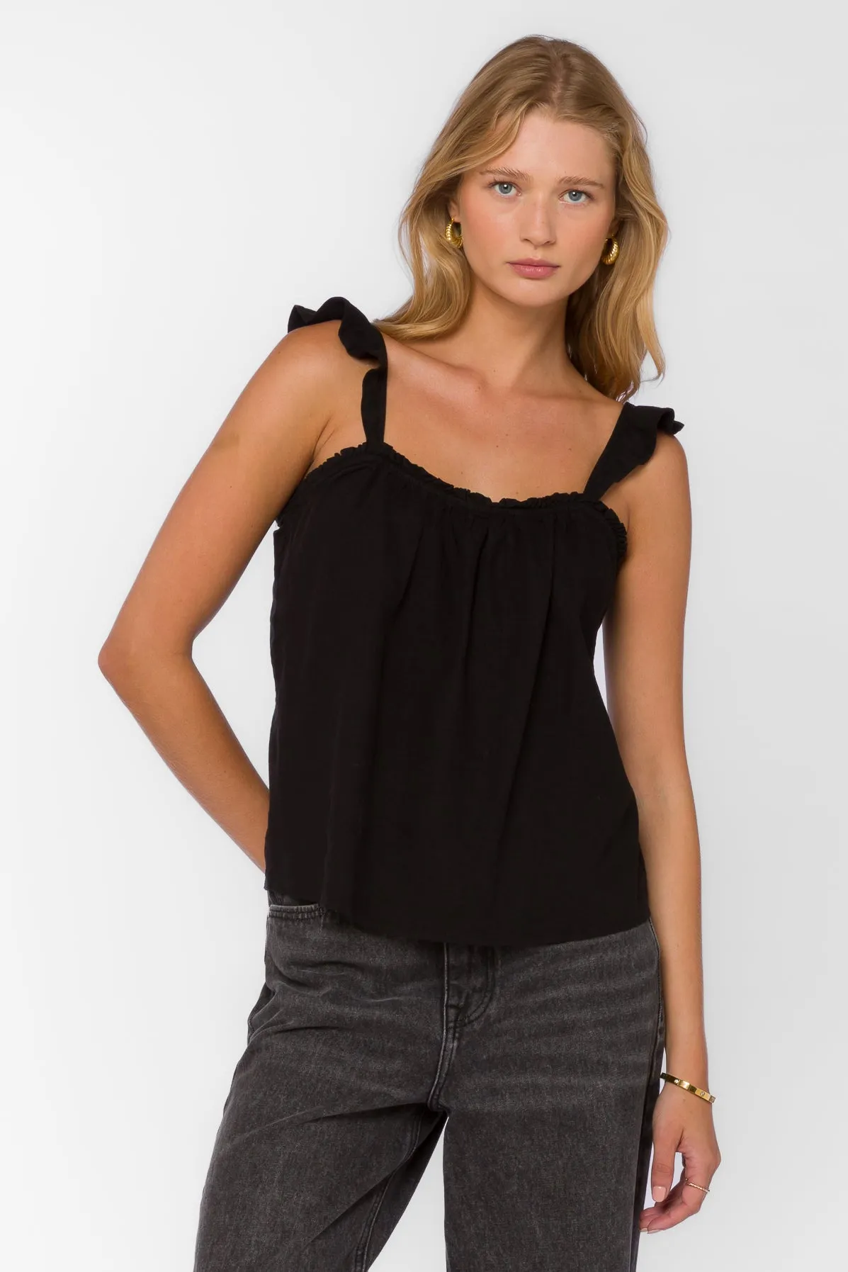 Carolyn Black Cami sold by Velvet Heart