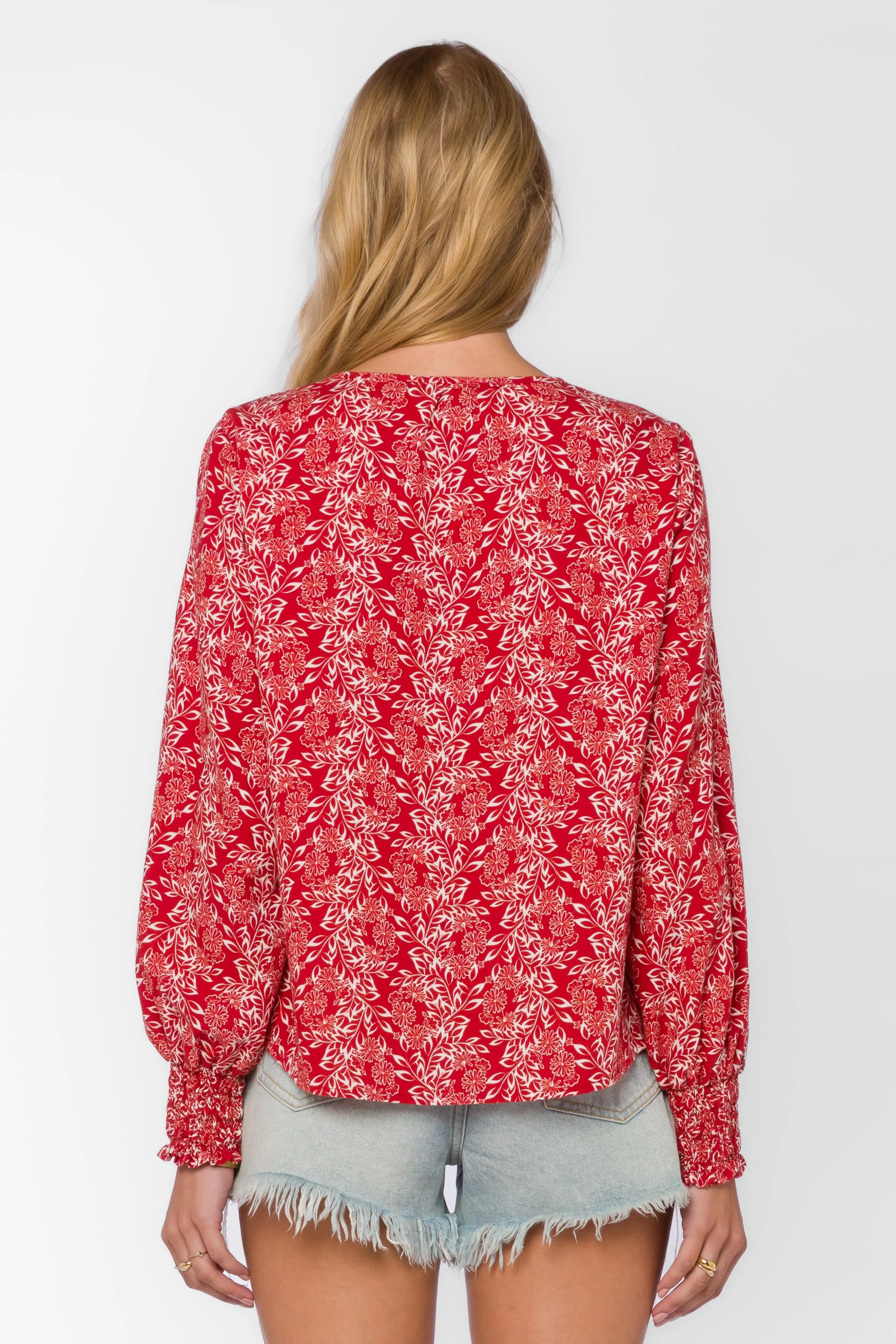 Penny Red Floral Top sold by Velvet Heart product image thumbnail 4