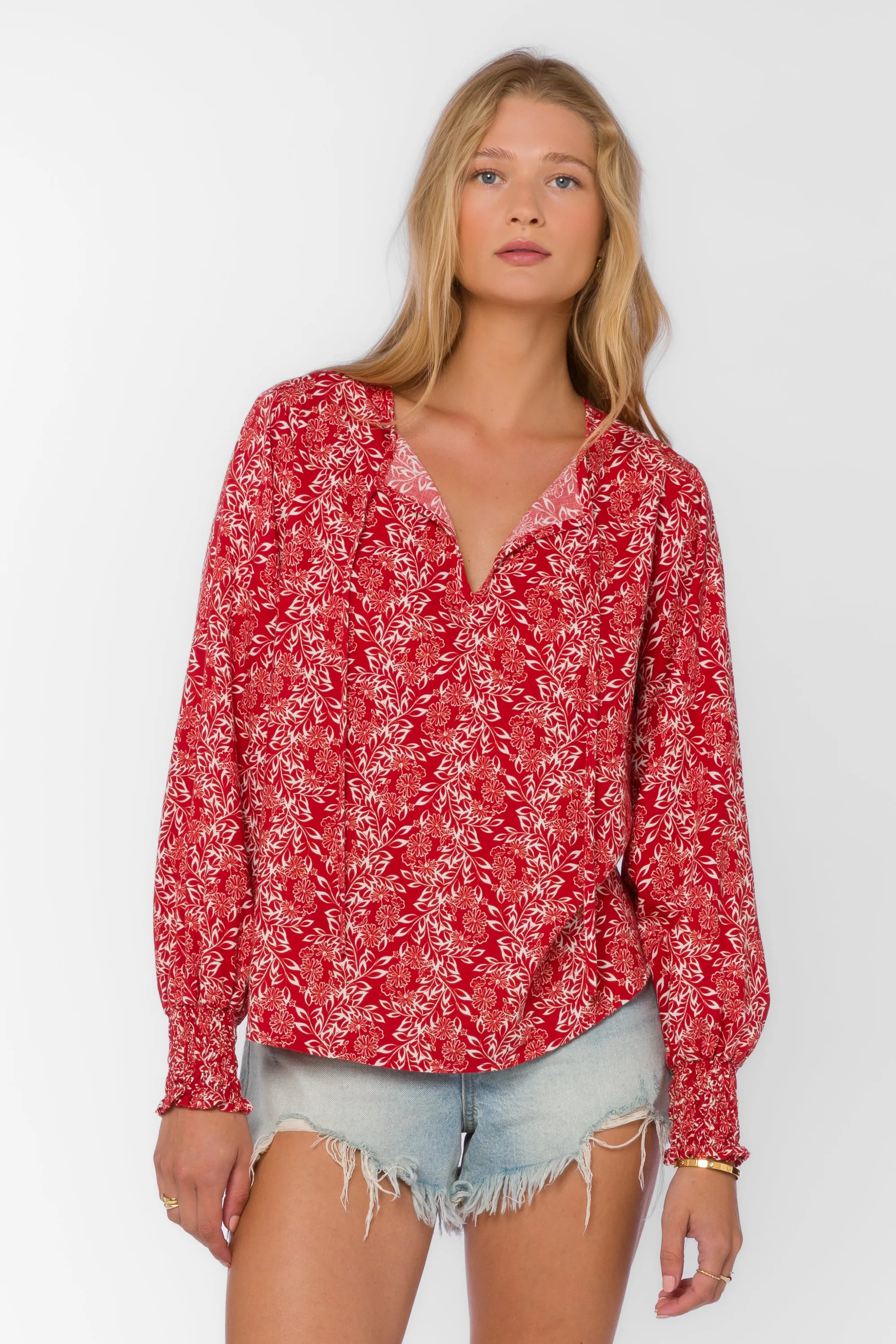 Penny Red Floral Top sold by Velvet Heart product image thumbnail 3