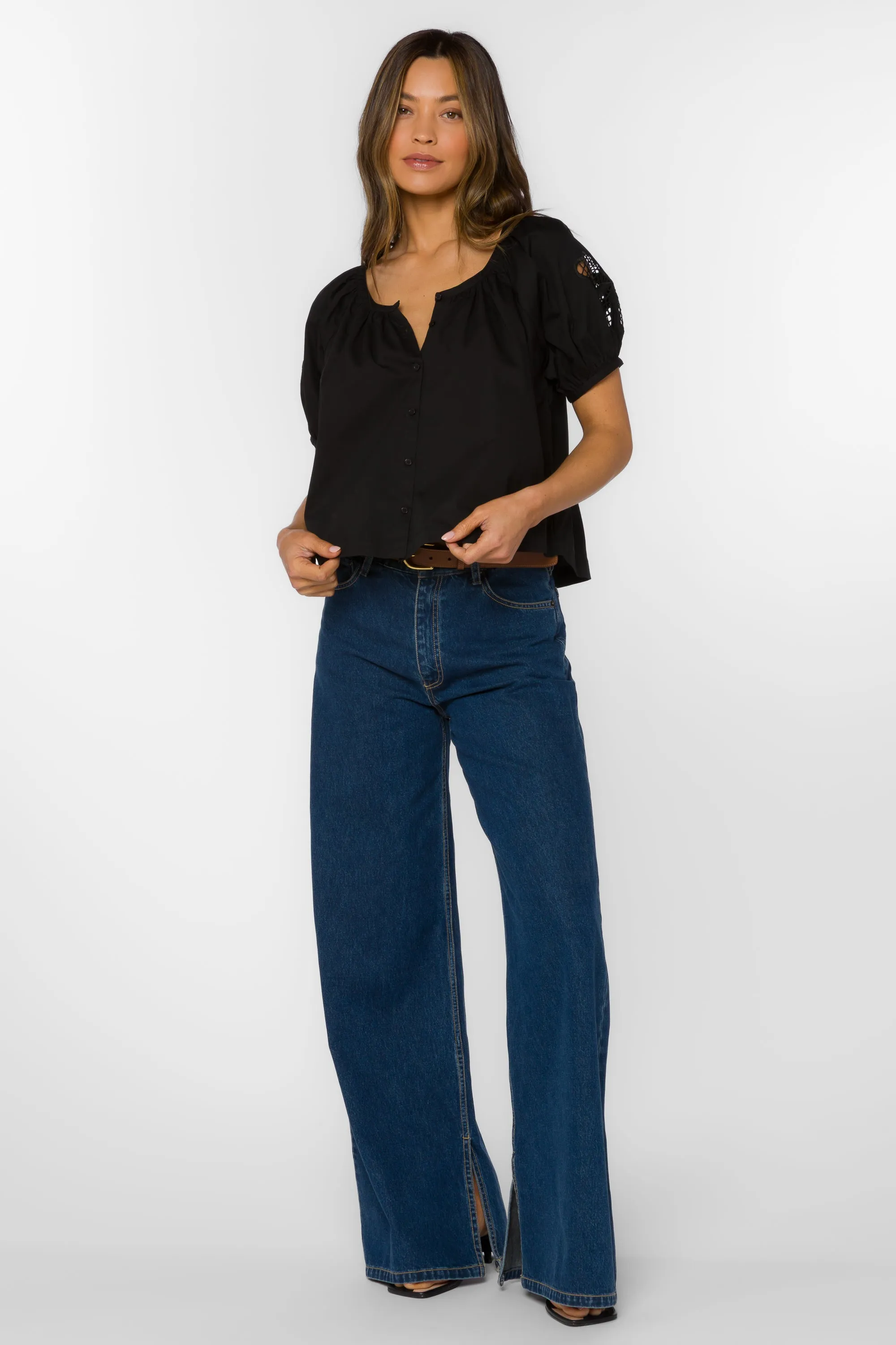 Flora Black Top sold by Velvet Heart product image thumbnail 2