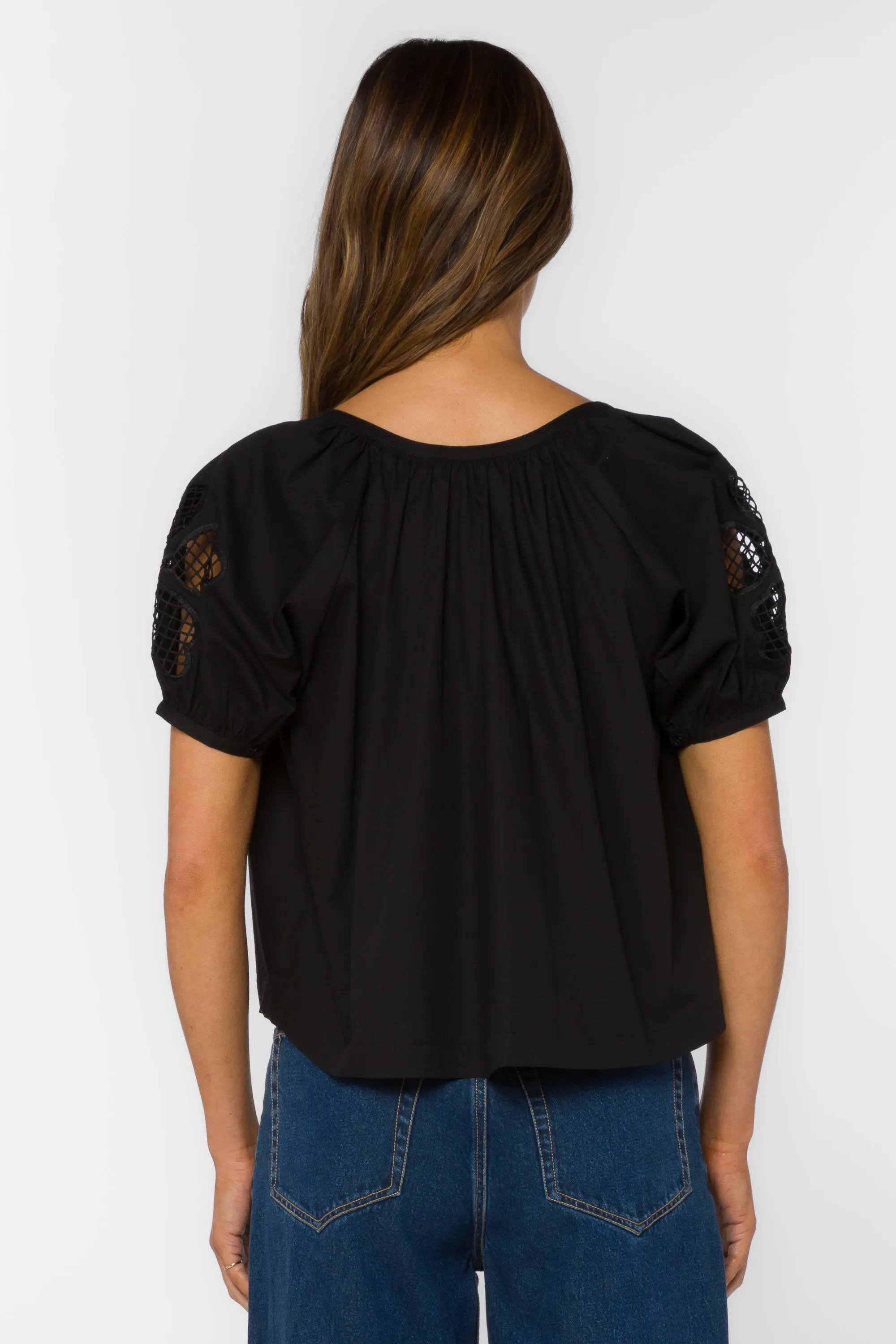 Flora Black Top sold by Velvet Heart product image thumbnail 5