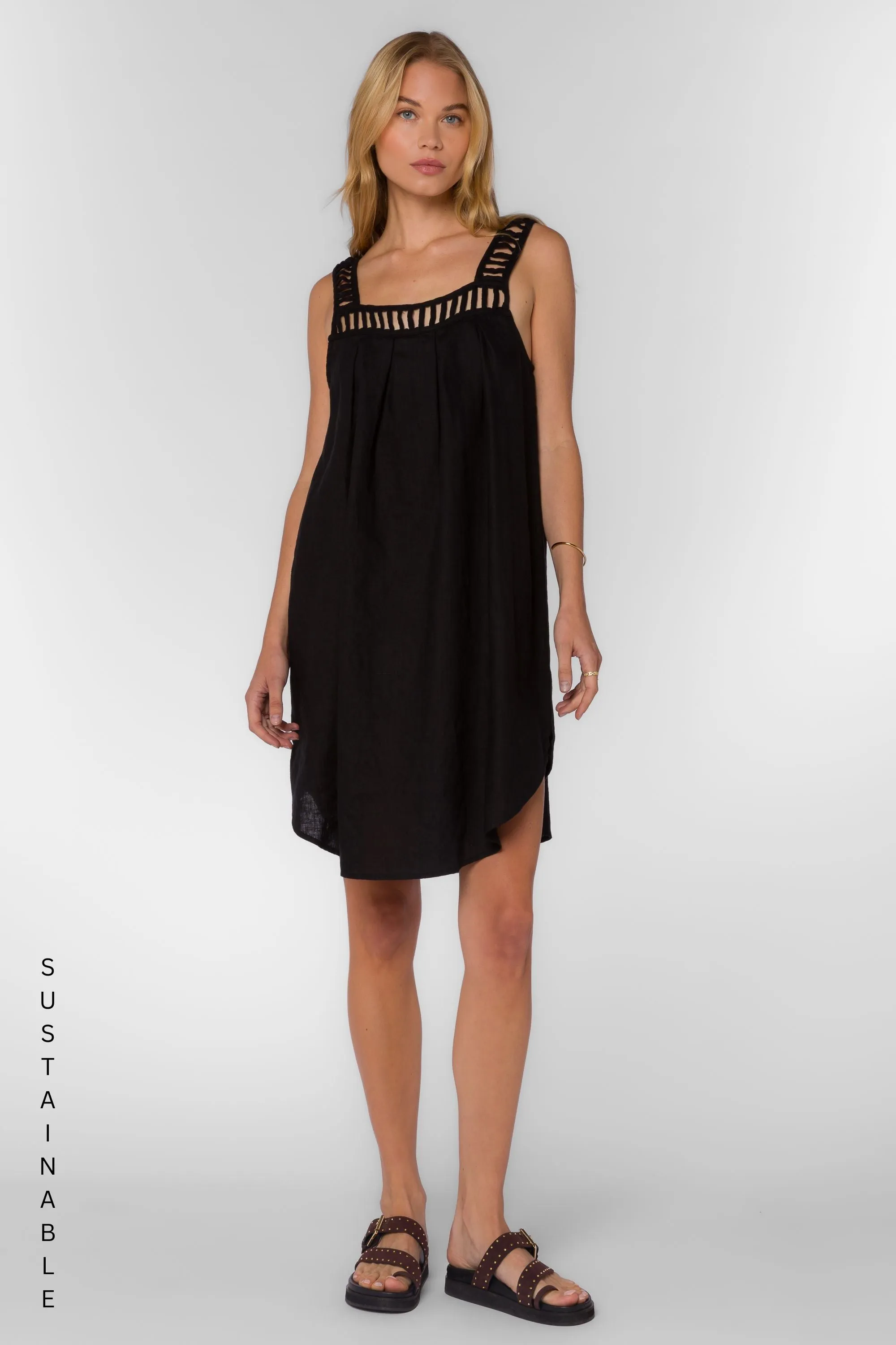 Analia Black Dress sold by Velvet Heart