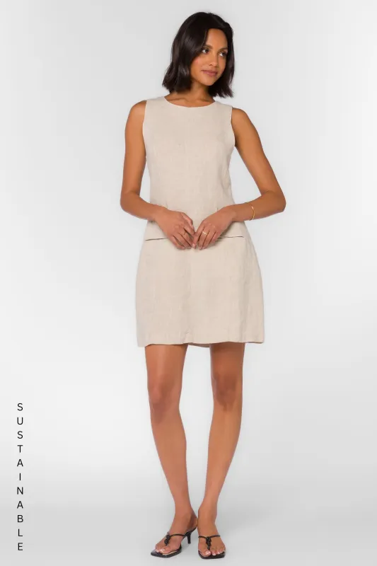 Matilda Wheat Dress sold by Velvet Heart