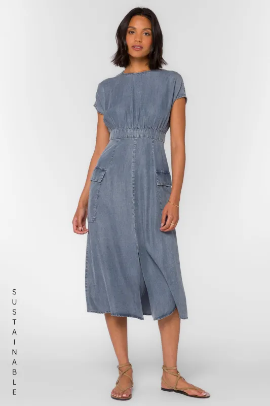 Geneve Blue Dress sold by Velvet Heart