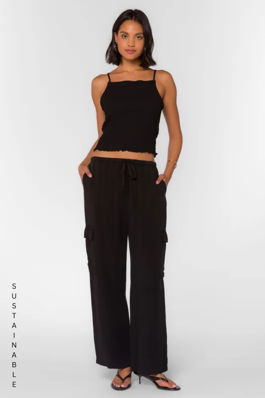 Deja Black Pants sold by Velvet Heart