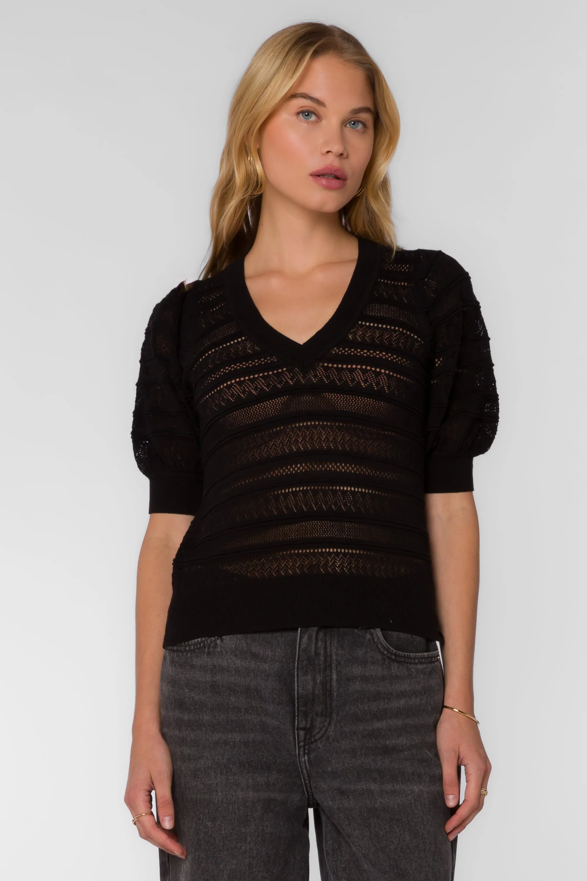 Mable Black Top sold by Velvet Heart product image thumbnail 3