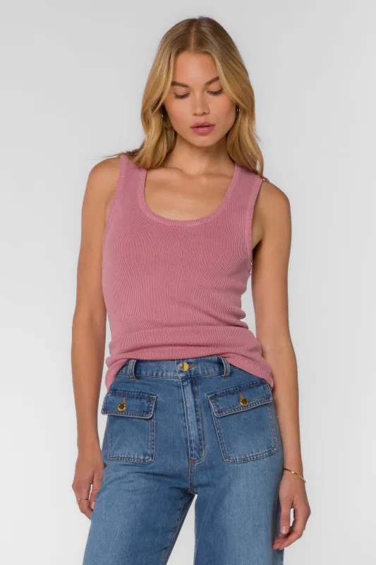 Larisa Pink Tank sold by Velvet Heart