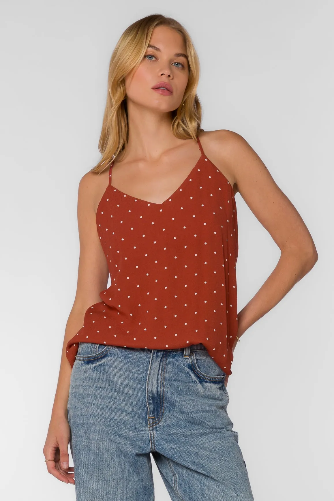 Moxie Tajin Dotted Cami sold by Velvet Heart