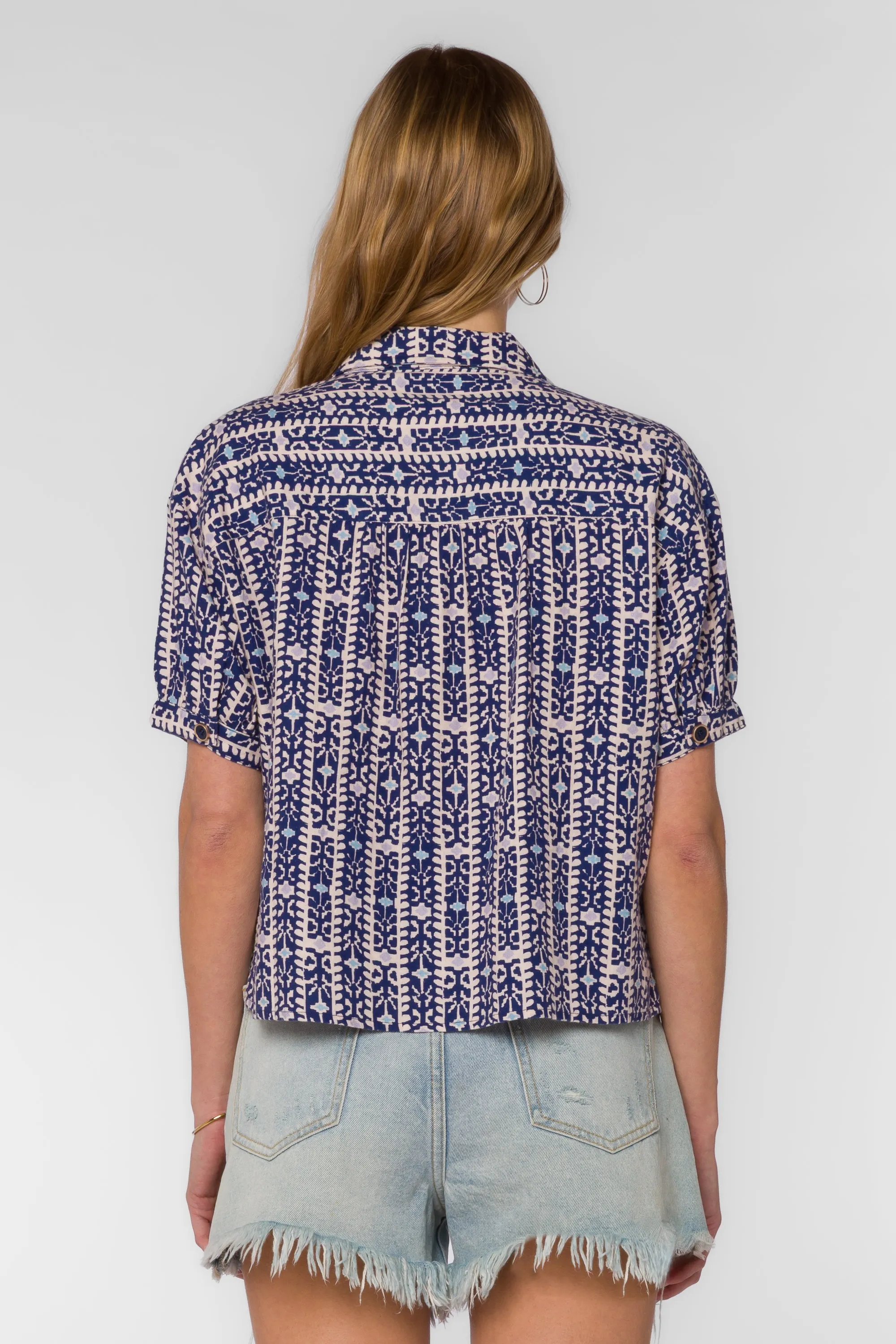 Selena Striped Geo Shirt sold by Velvet Heart product image thumbnail 4