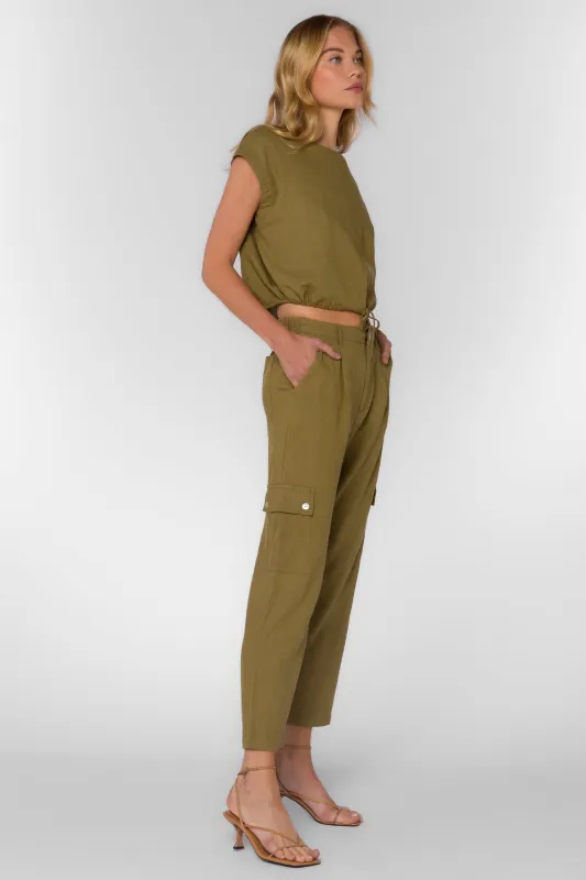 Celia Olive Pants sold by Velvet Heart
