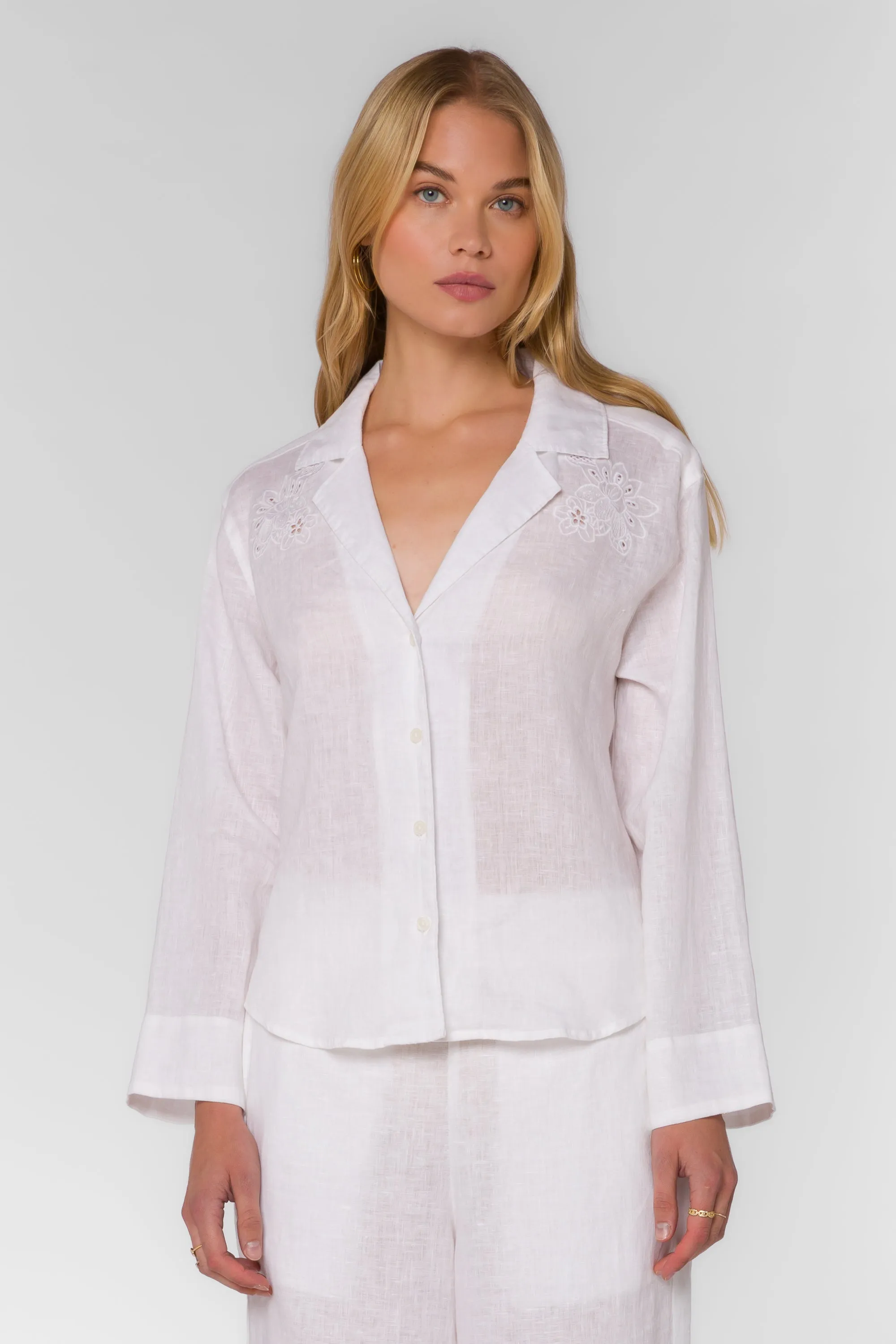 Lyon Optic White Shirt sold by Velvet Heart product image thumbnail 4
