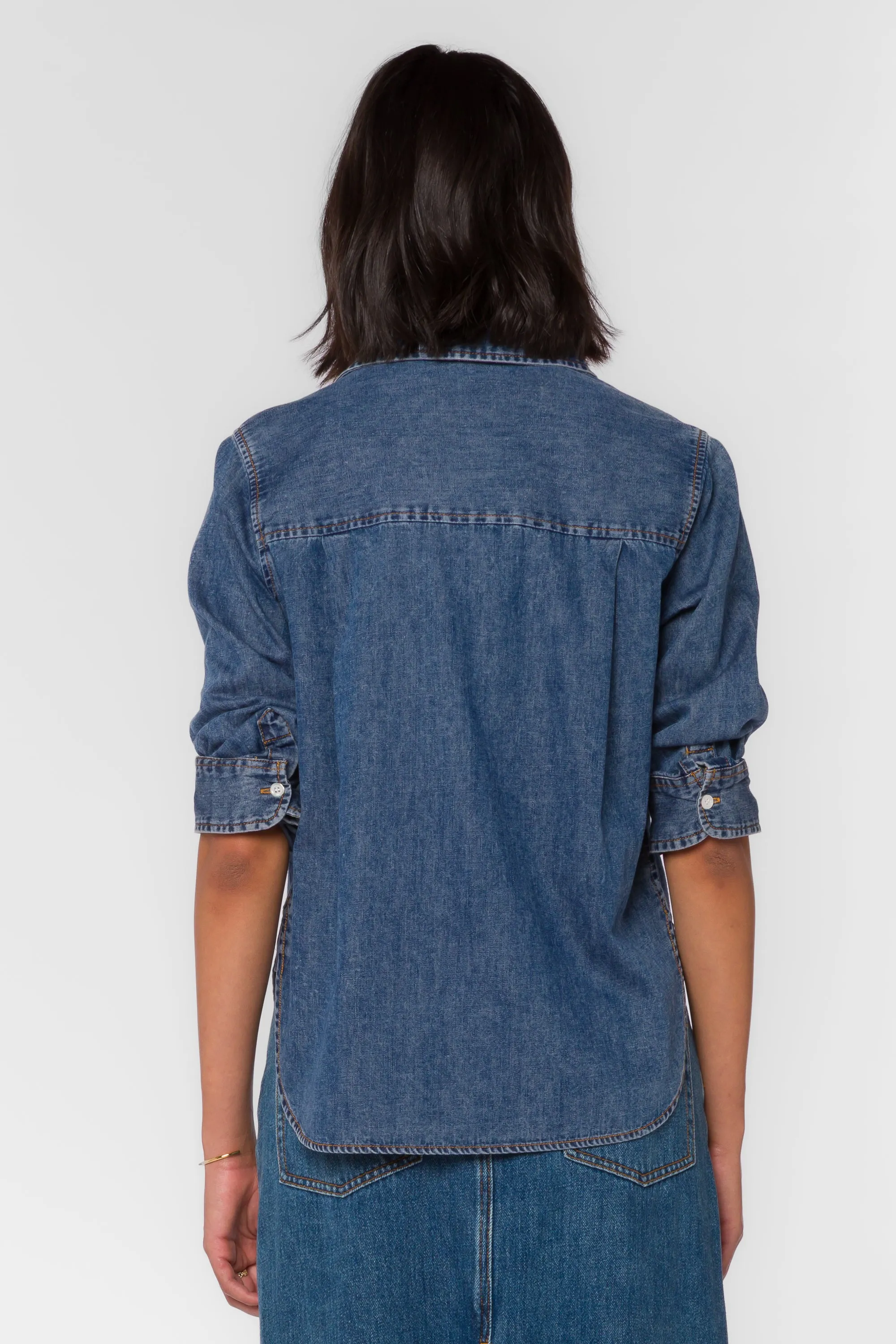 Kobe Nile Blue Shirt sold by Velvet Heart product image thumbnail 4