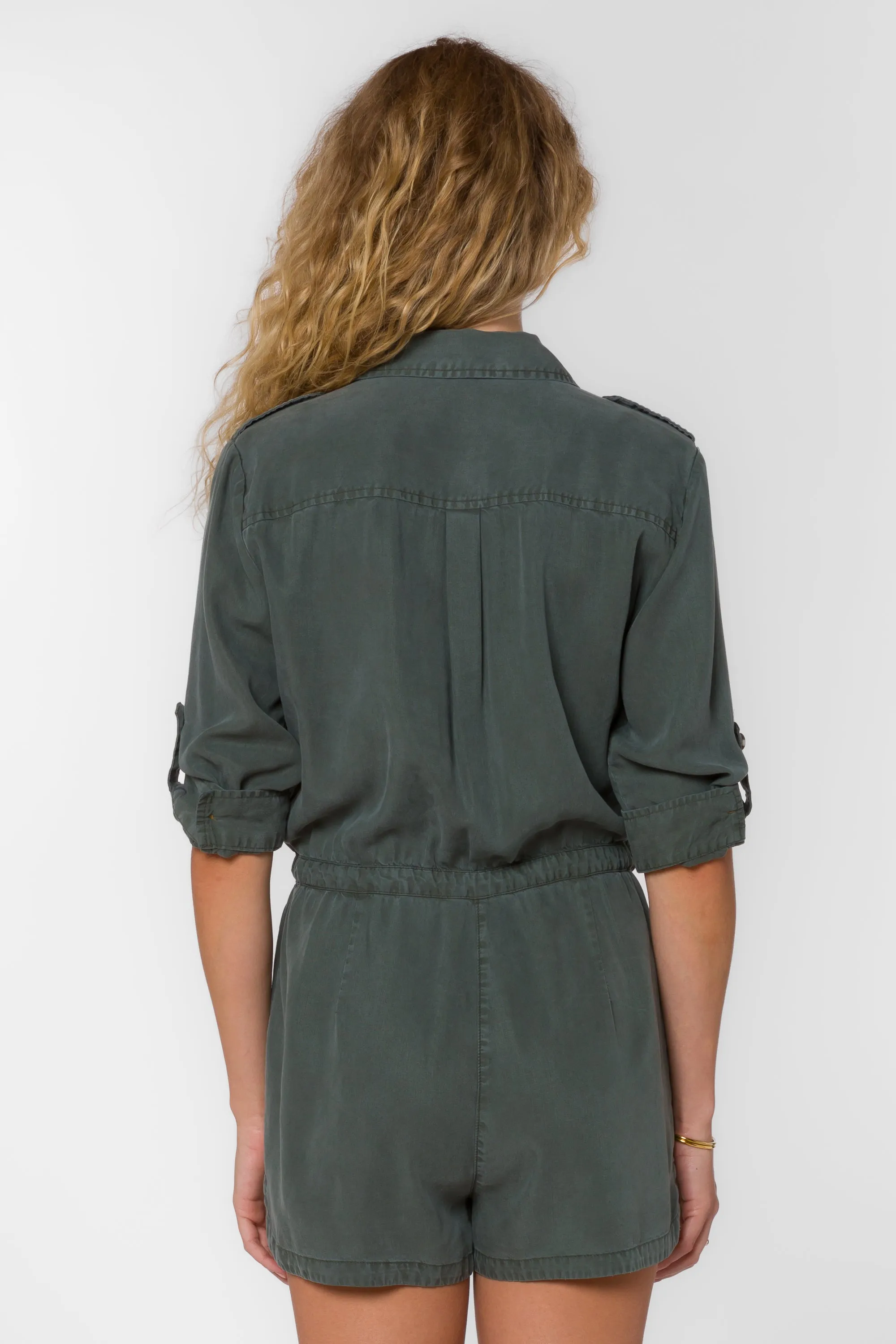 Luba Sage Leaf Romper sold by Velvet Heart product image thumbnail 3