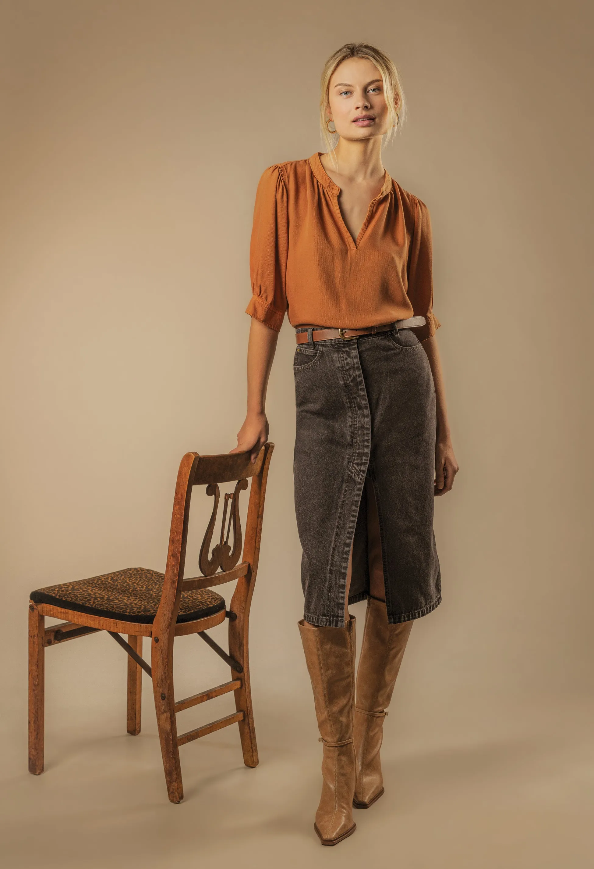 Norma Black Skirt sold by Velvet Heart product image thumbnail 2