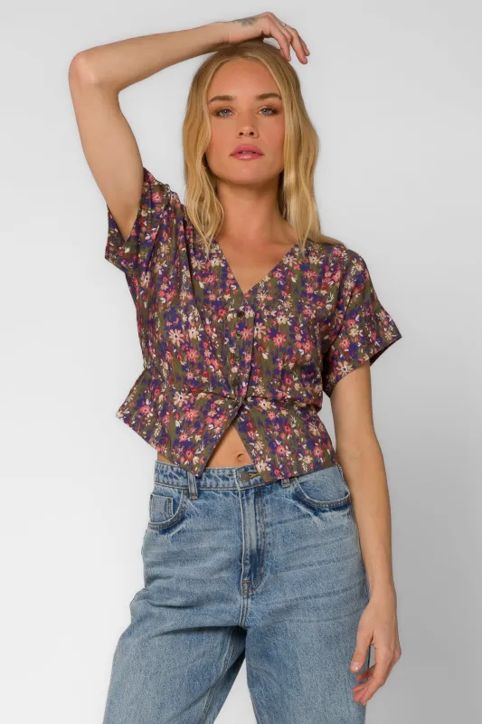 Roden Ditsy Greenery Top sold by Velvet Heart