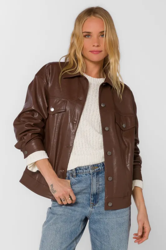 Echo Brown Jacket sold by Velvet Heart