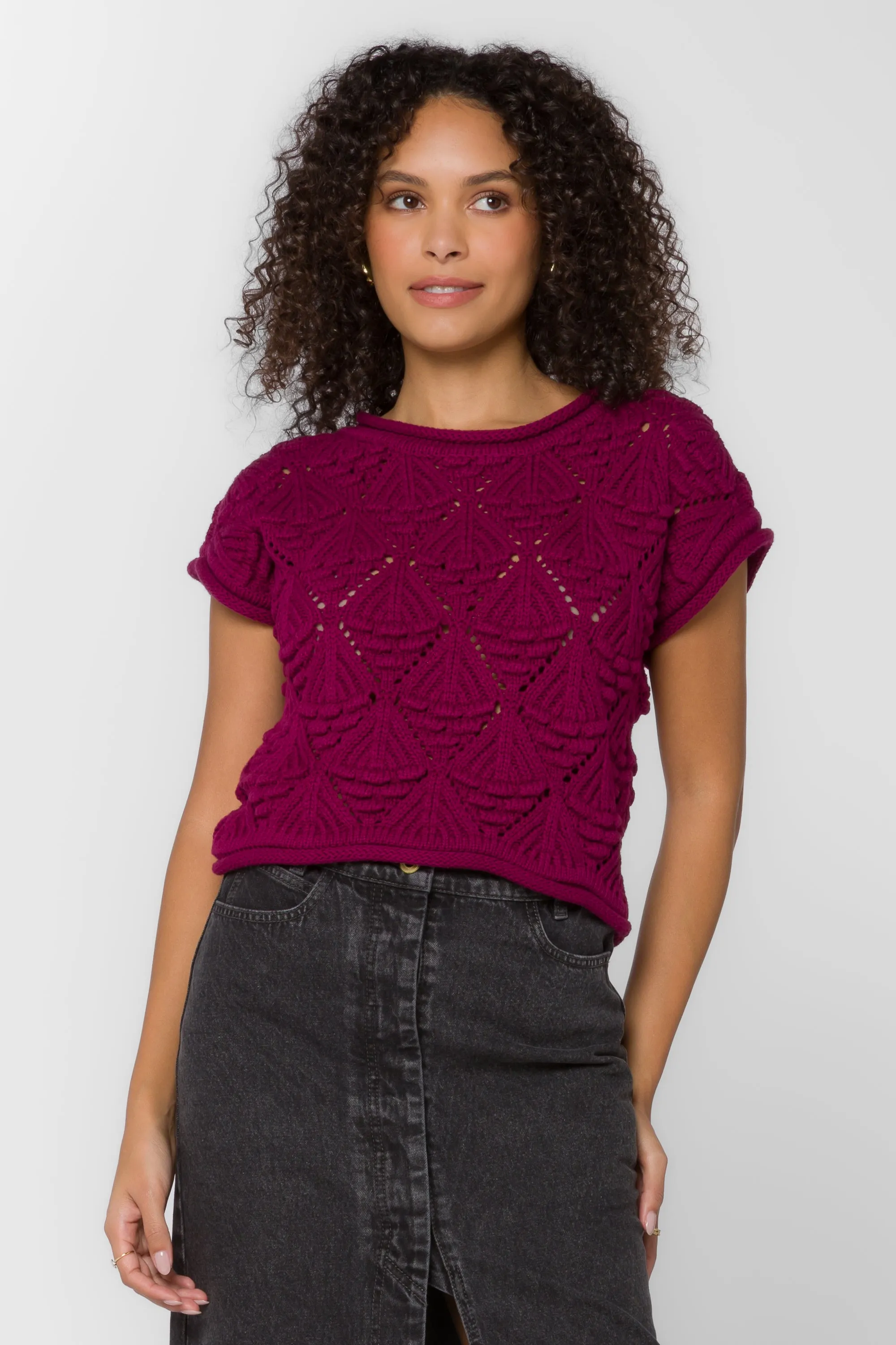 Darlita Malbec Top sold by Velvet Heart product image thumbnail 3
