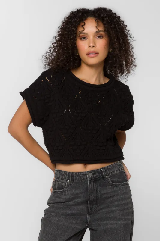 Darlita Black Top sold by Velvet Heart