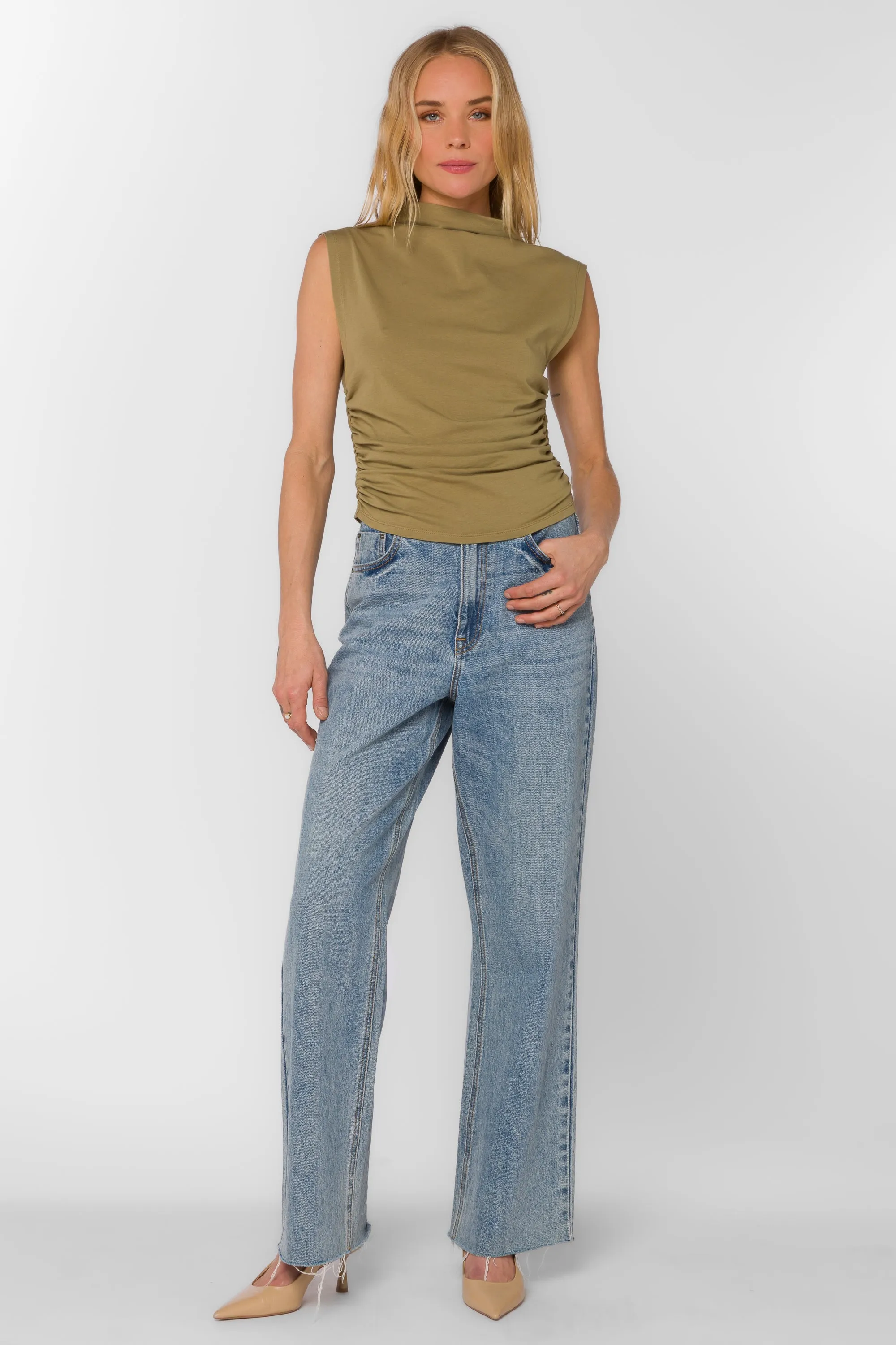 Lavali Olive Top sold by Velvet Heart product image thumbnail 2