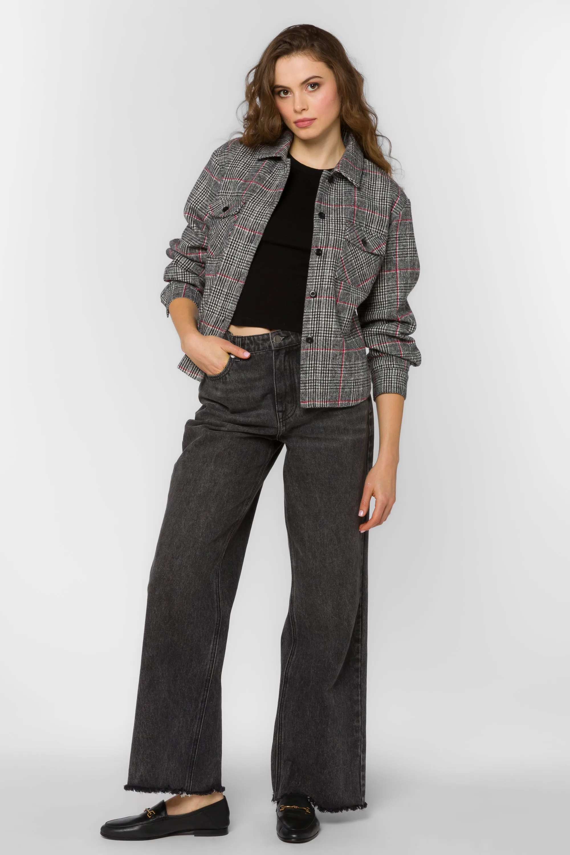 Winifred Grey Check Jacket sold by Velvet Heart product image thumbnail 2