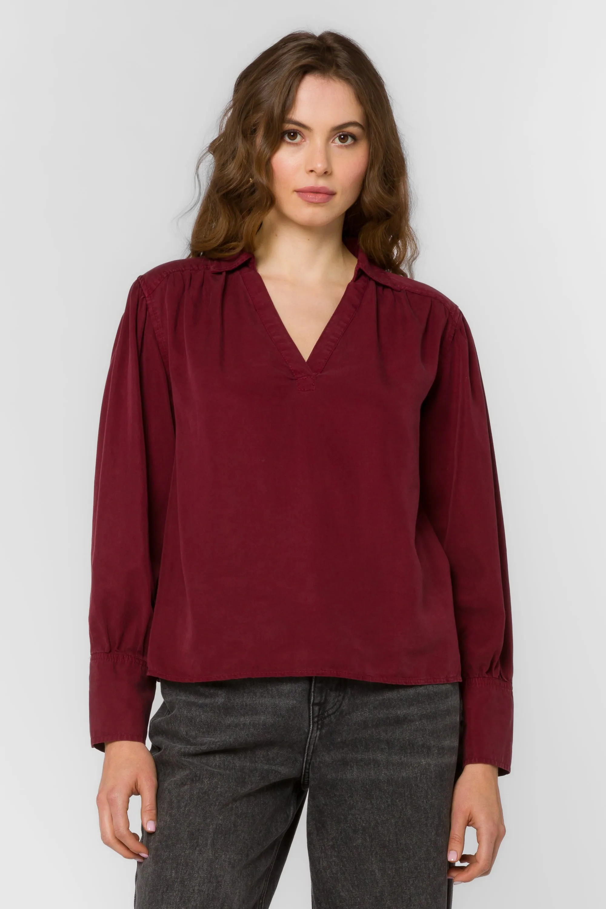 Beretta Bordeaux Top sold by Velvet Heart product image thumbnail 3