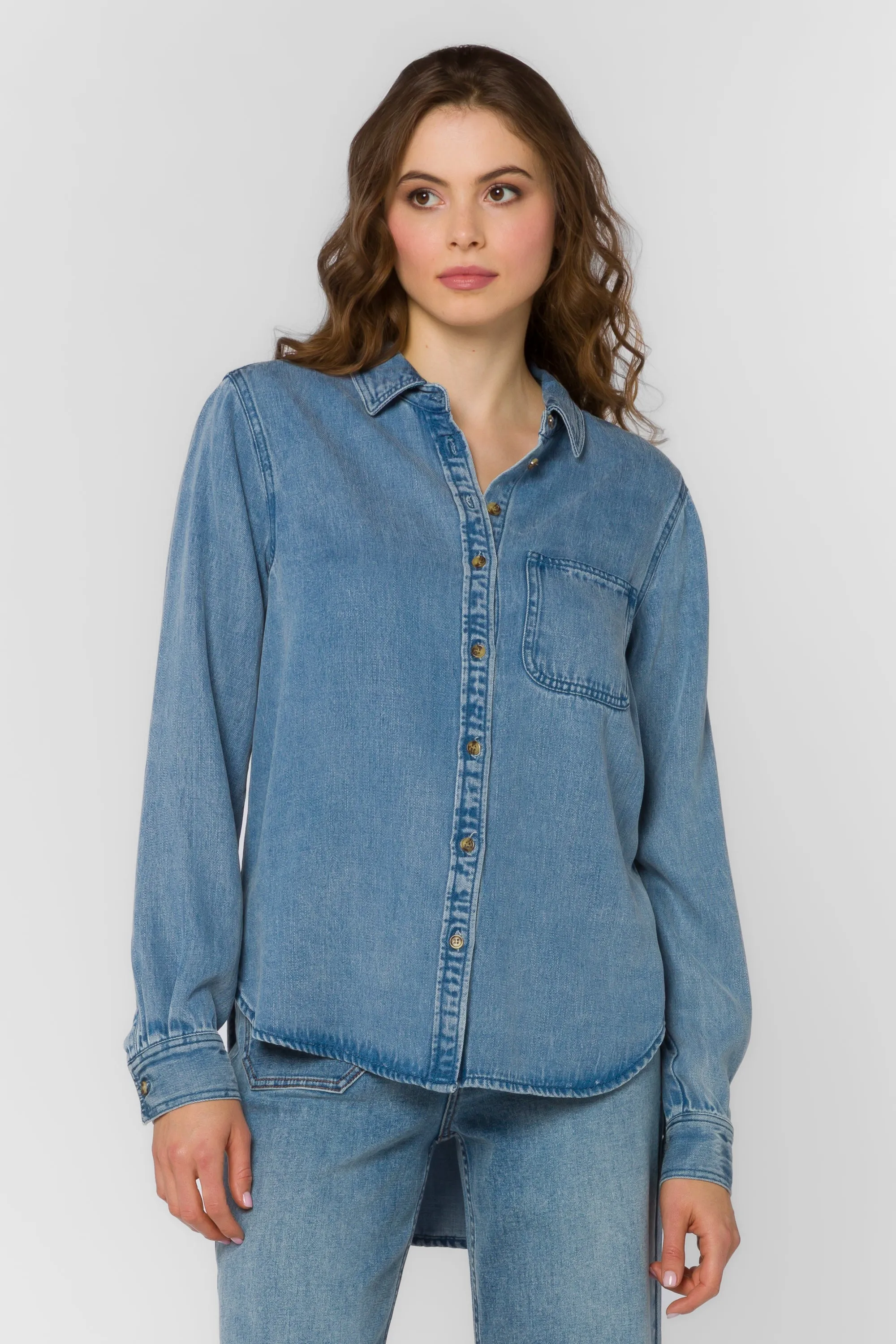 Bennett Uptown Blue Shirt sold by Velvet Heart product image thumbnail 3