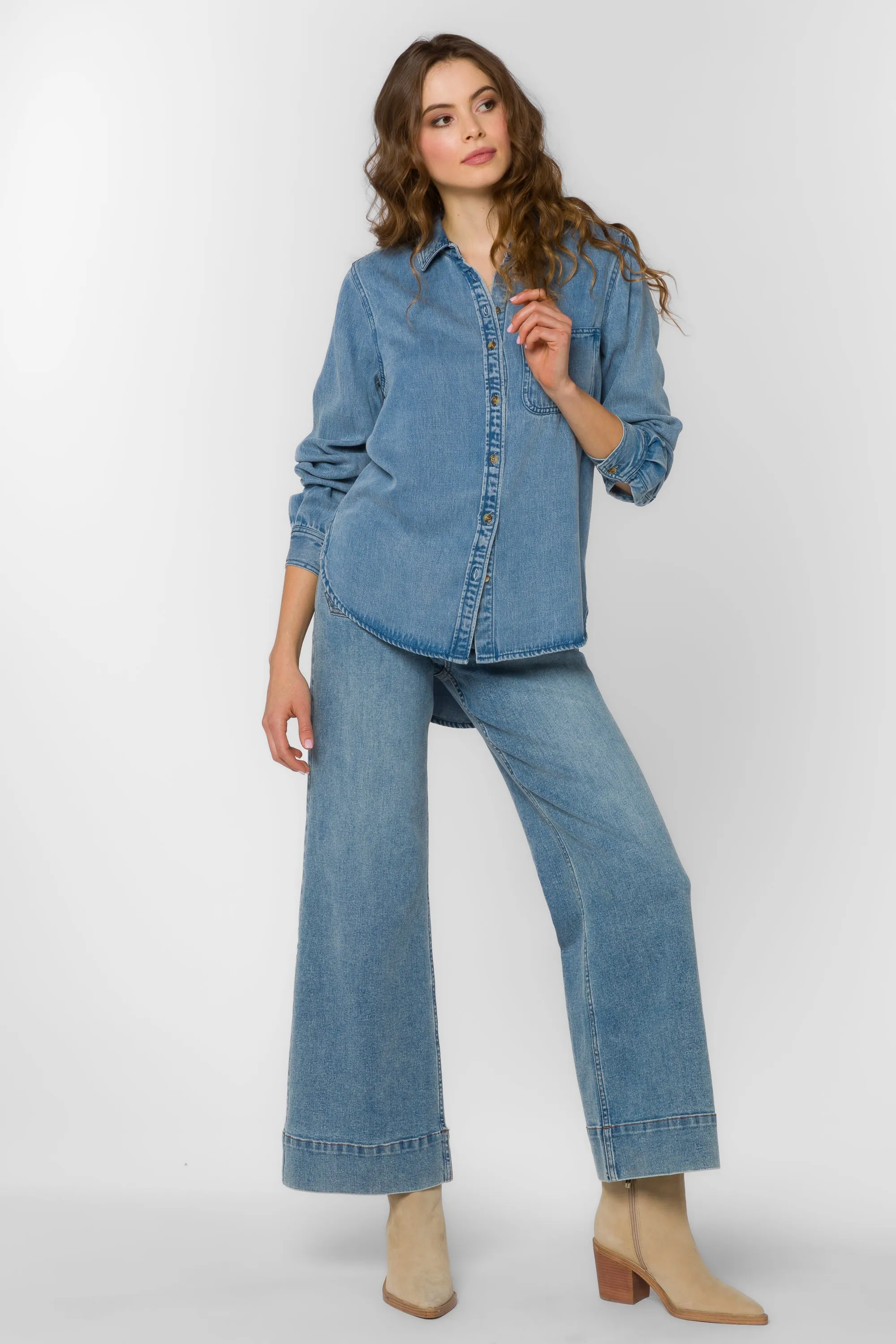 Bennett Uptown Blue Shirt sold by Velvet Heart product image thumbnail 2