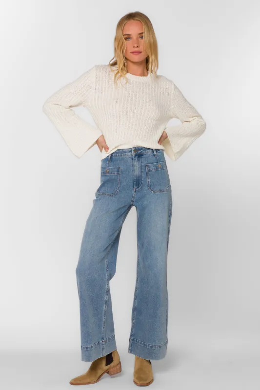 Gia Distressed Blue Jeans sold by Velvet Heart