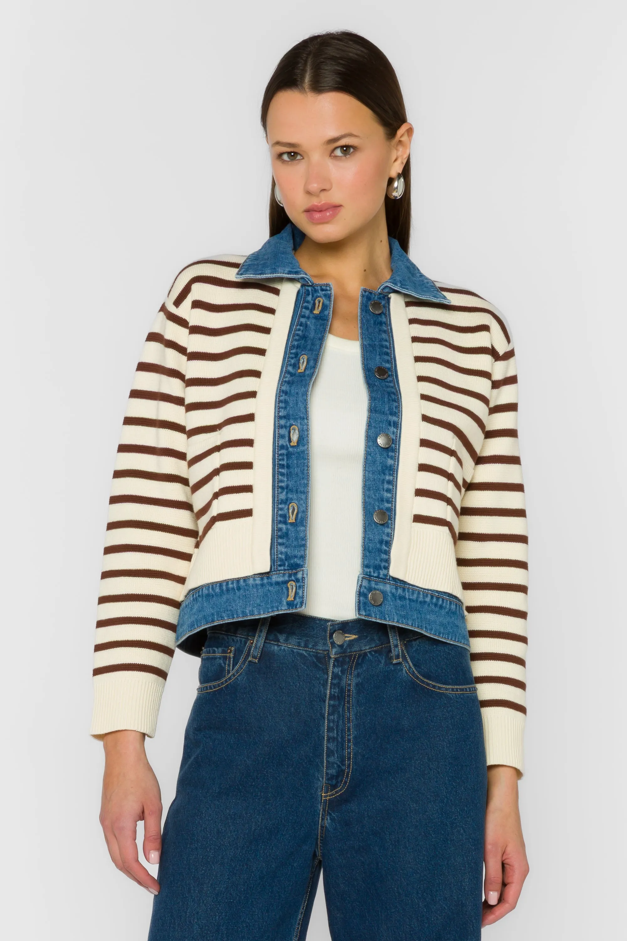 Francis Cloves Striped Jacket sold by Velvet Heart product image thumbnail 3