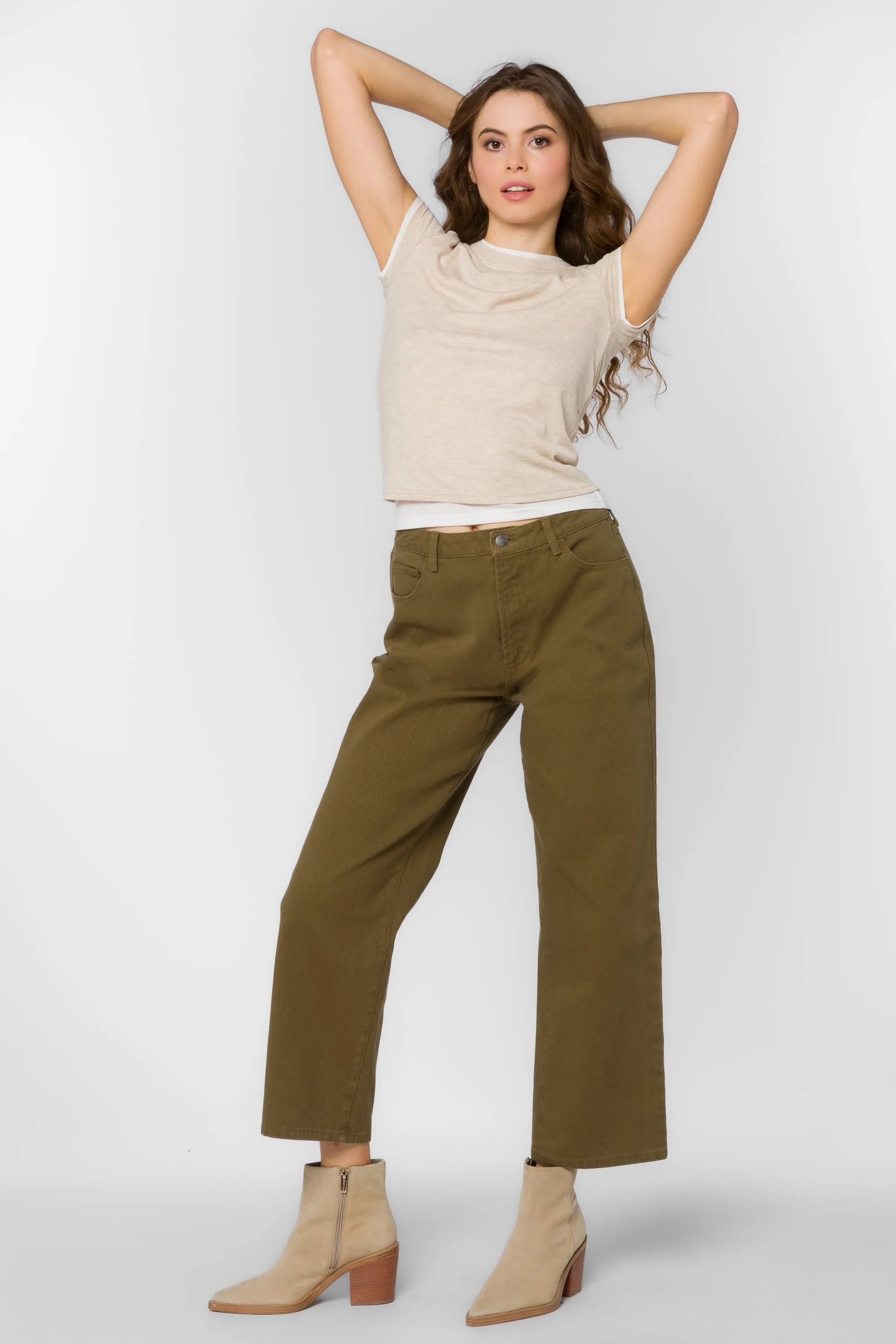 Zaira Sandstone Tee sold by Velvet Heart product image thumbnail 2