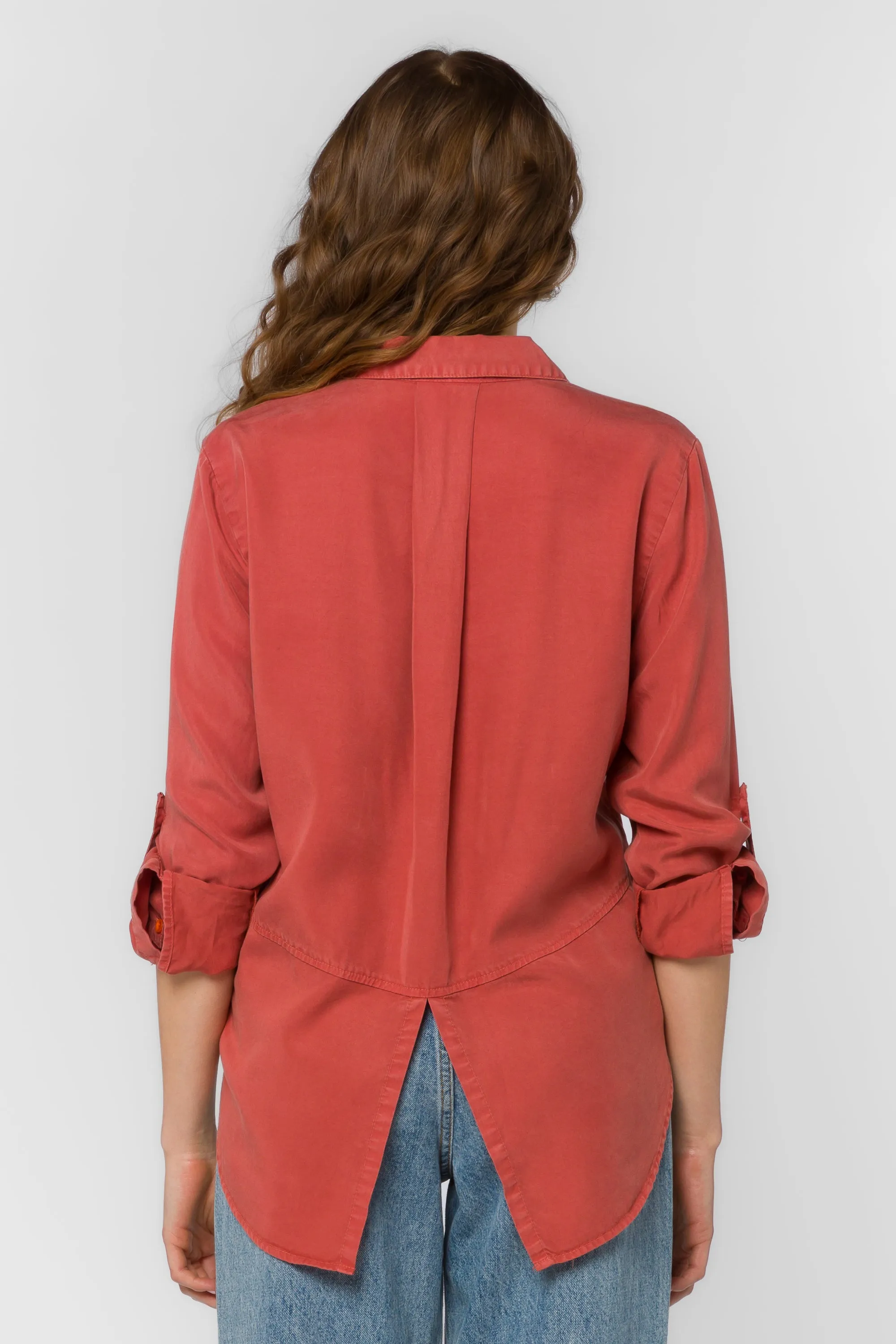 Riley Burnt Brick Shirt sold by Velvet Heart product image thumbnail 5