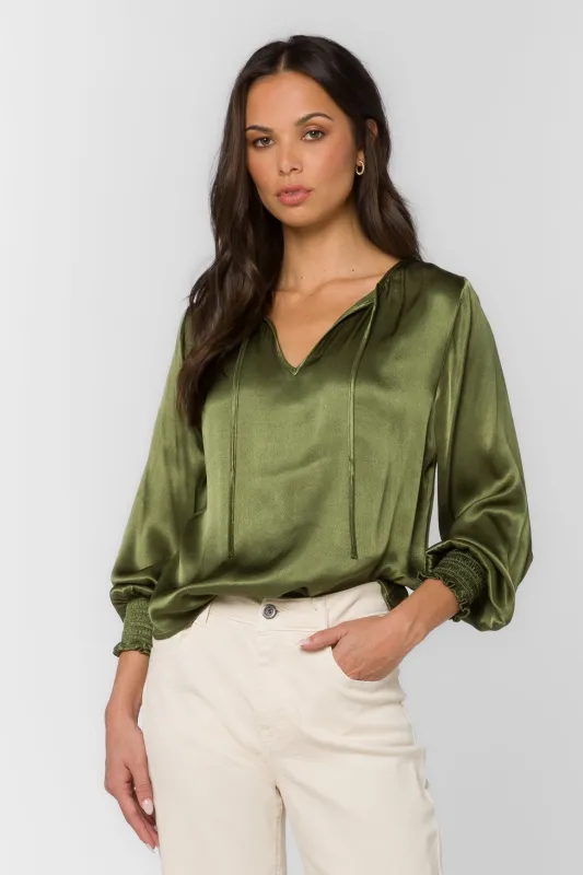 Penny Dried Thyme Top sold by Velvet Heart