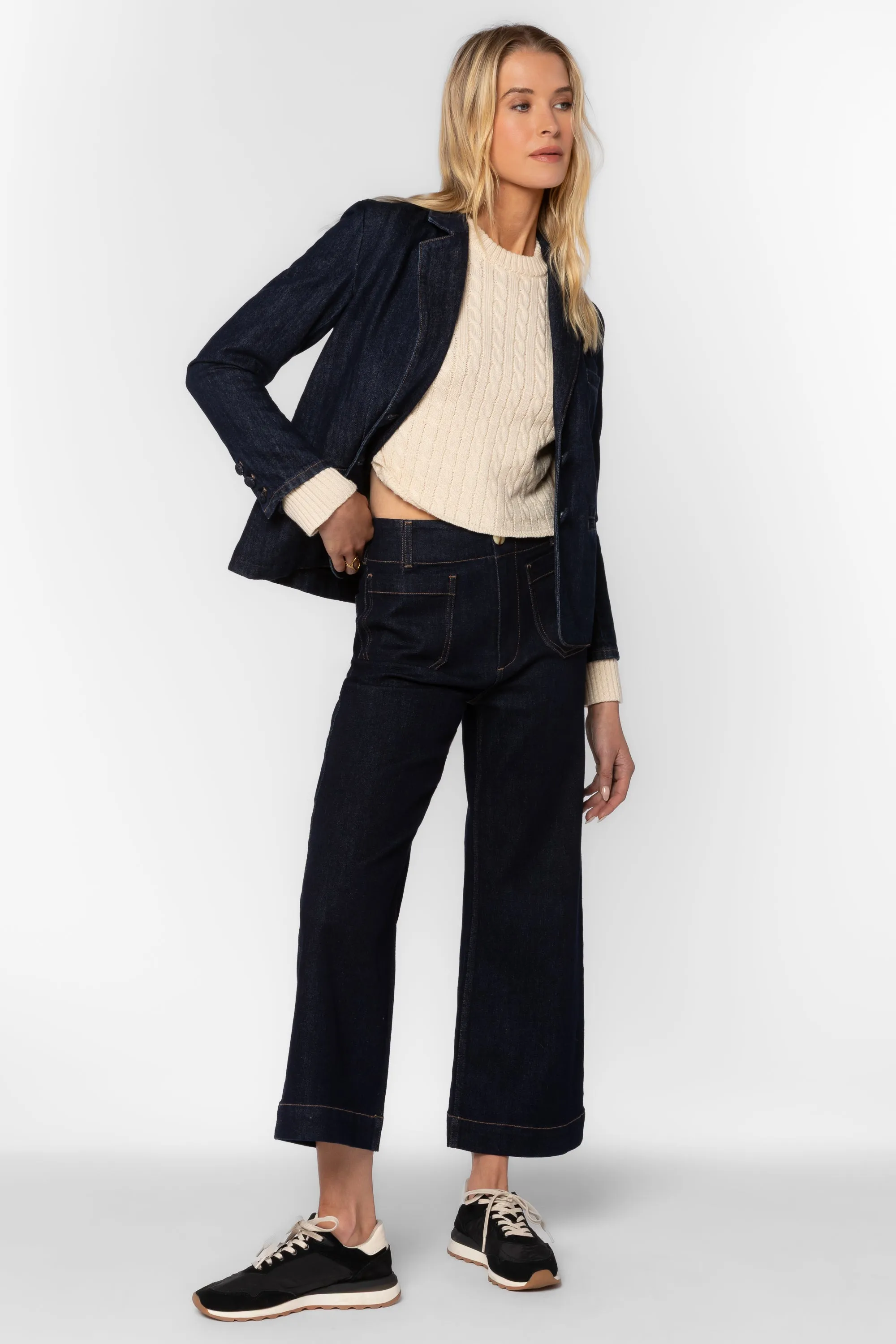 Aristide Raw Blue Blazer sold by Velvet Heart product image thumbnail 2