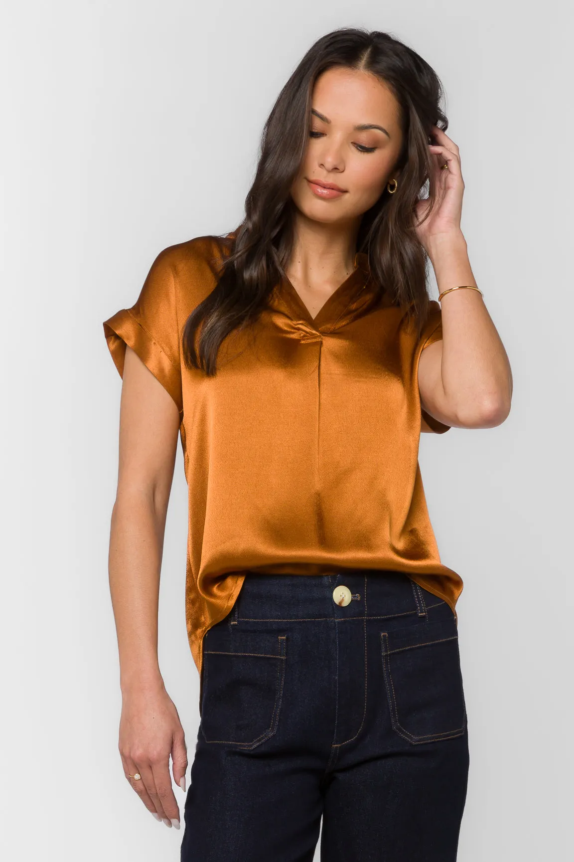 Huxley Toasted Cinnamon Top sold by Velvet Heart