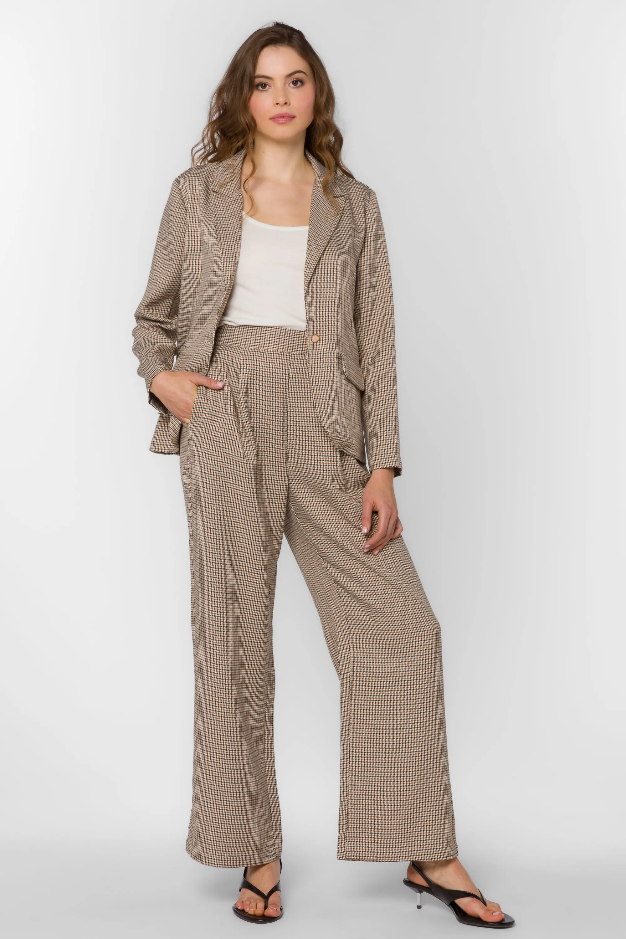 Loni Jazzy Houndstooth Blazer sold by Velvet Heart product image thumbnail 3