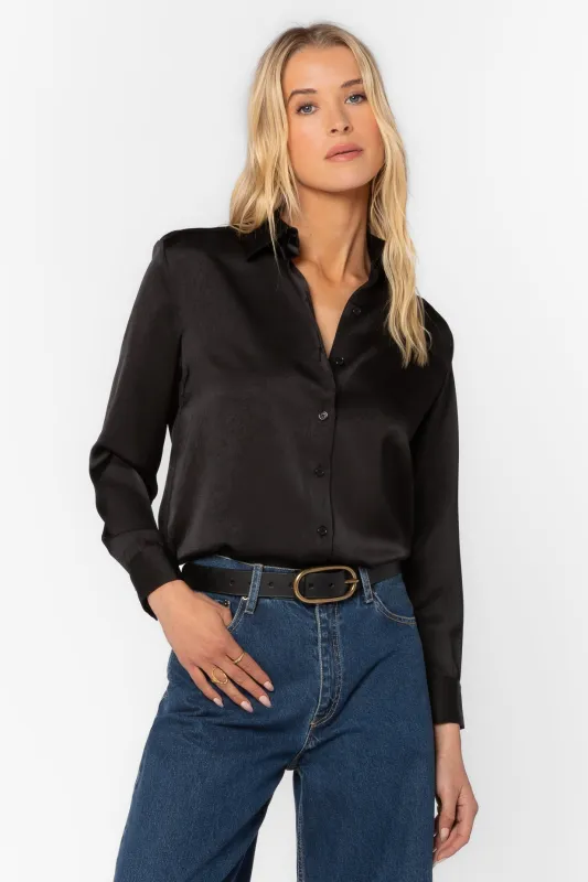 Adelynn Black Shirt sold by Velvet Heart