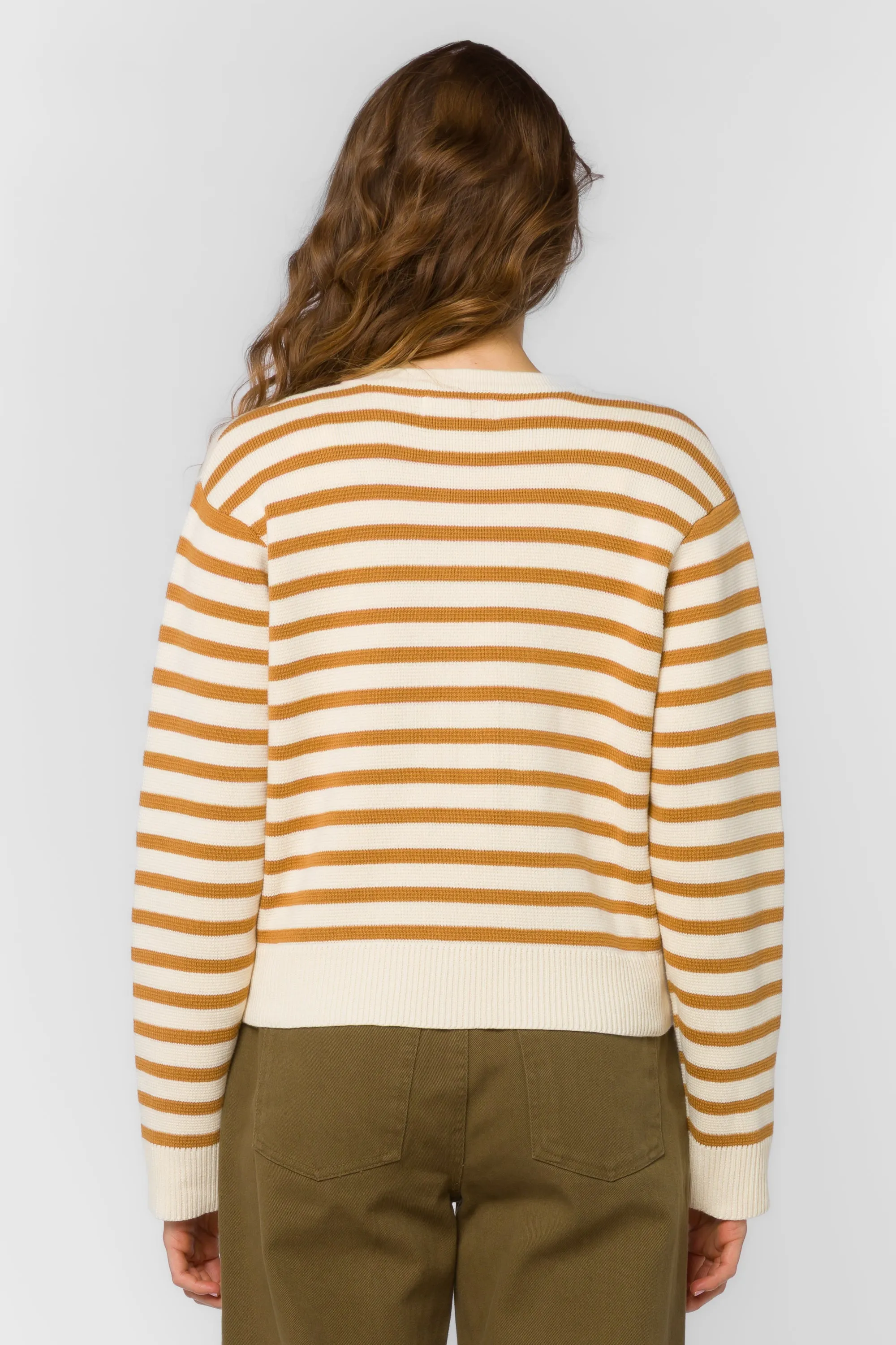 Melinda Burlap Stripe Cardigan sold by Velvet Heart product image thumbnail 5