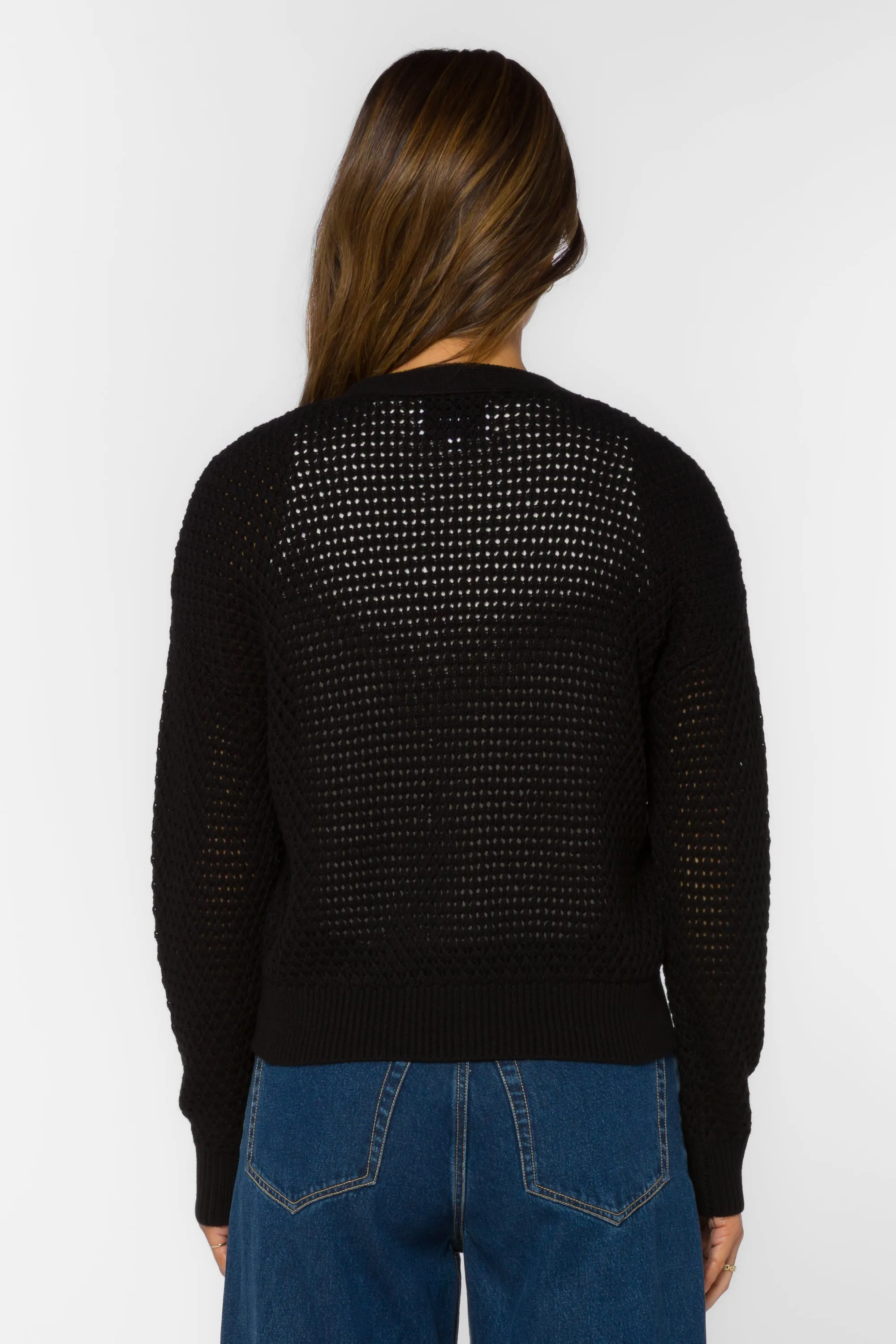 Aris Black Cardigan sold by Velvet Heart product image thumbnail 4