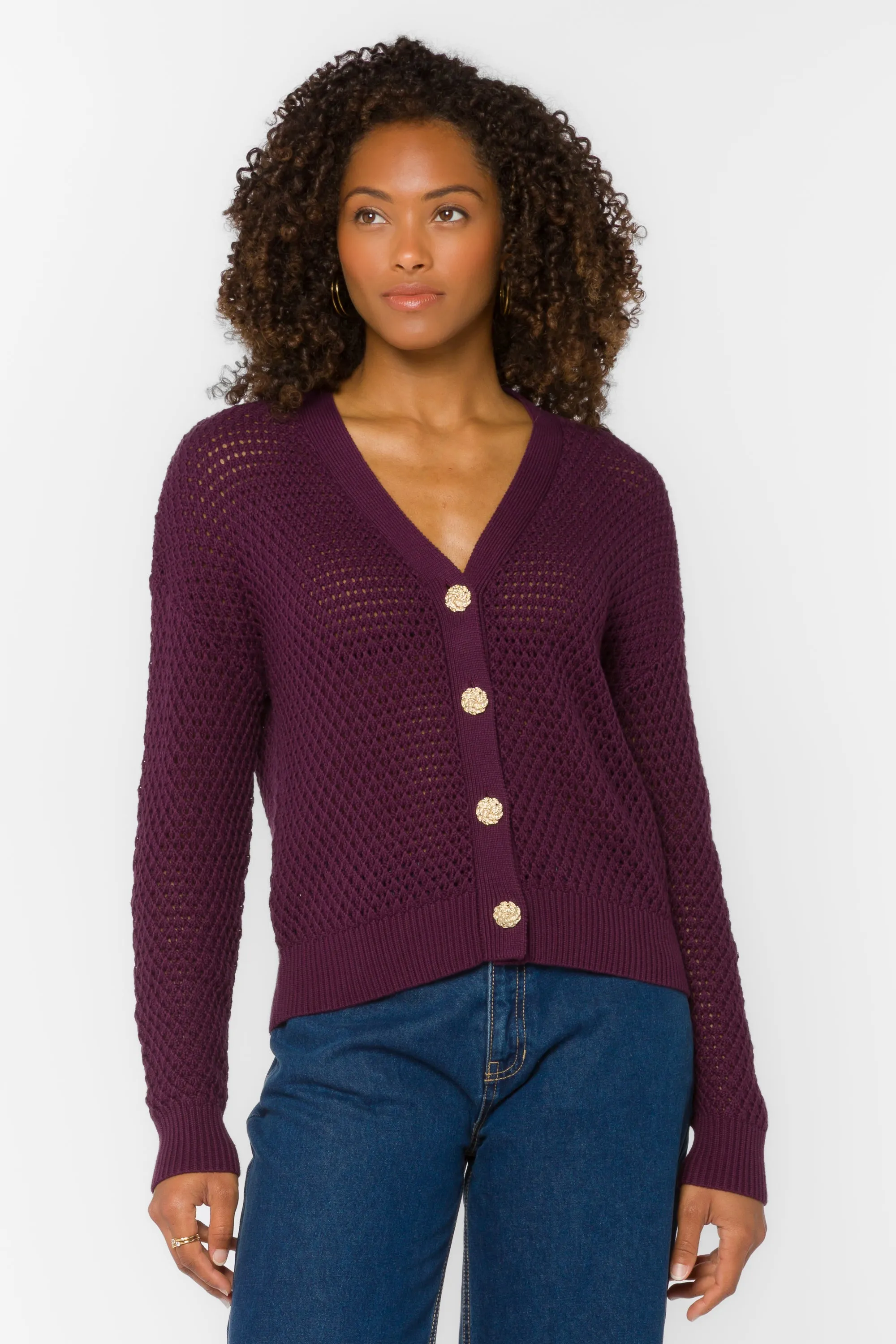 Aris Malbec Cardigan sold by Velvet Heart product image thumbnail 3