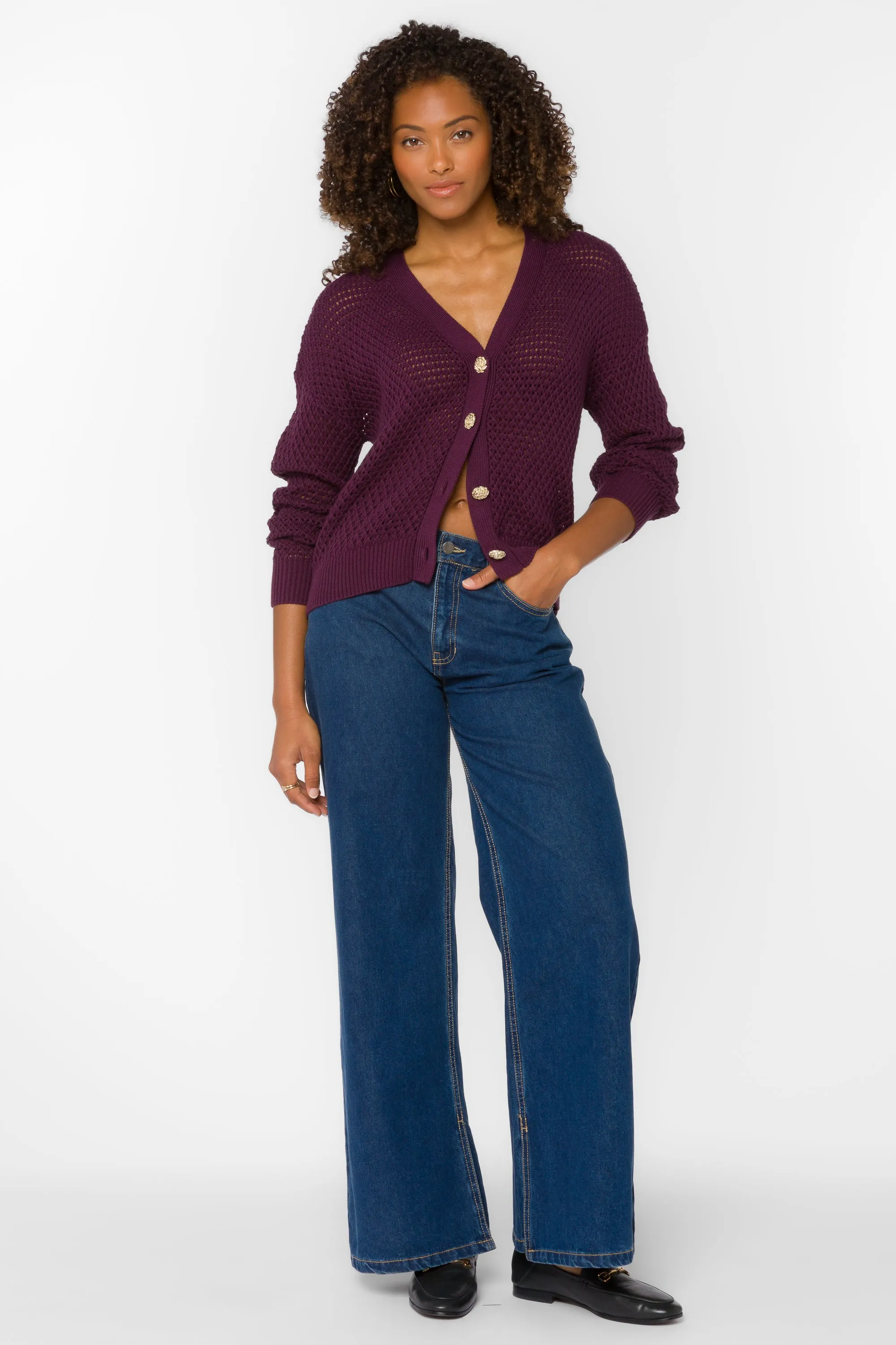 Aris Malbec Cardigan sold by Velvet Heart product image thumbnail 2