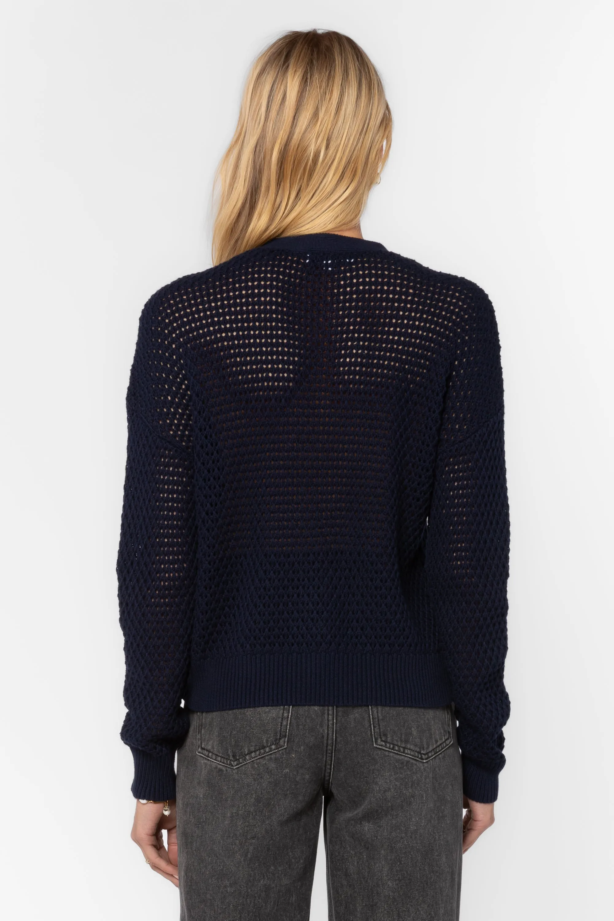 Aris Patriot Blue Cardigan sold by Velvet Heart product image thumbnail 4