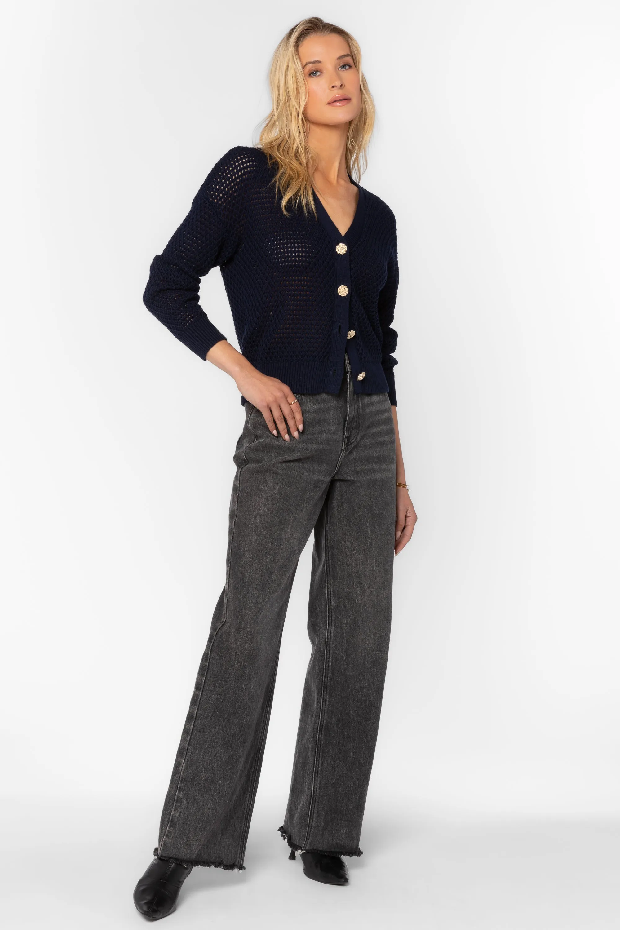 Aris Patriot Blue Cardigan sold by Velvet Heart product image thumbnail 2