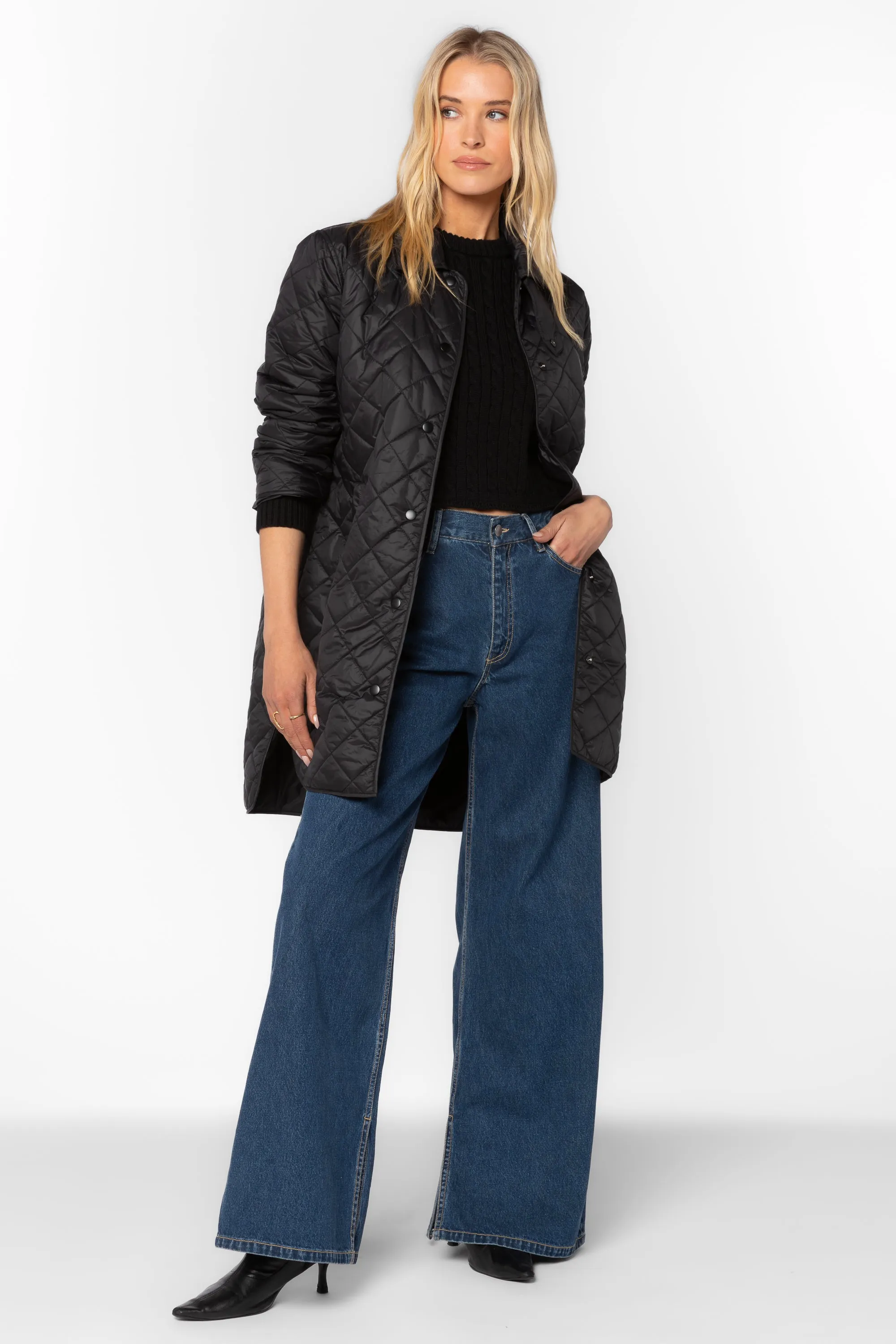 Theodore Black Jacket sold by Velvet Heart