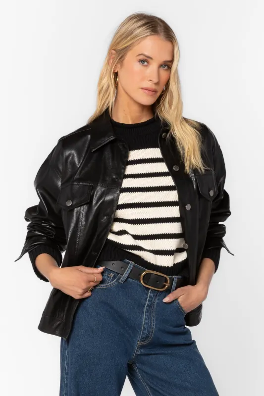 Echo Black Jacket sold by Velvet Heart